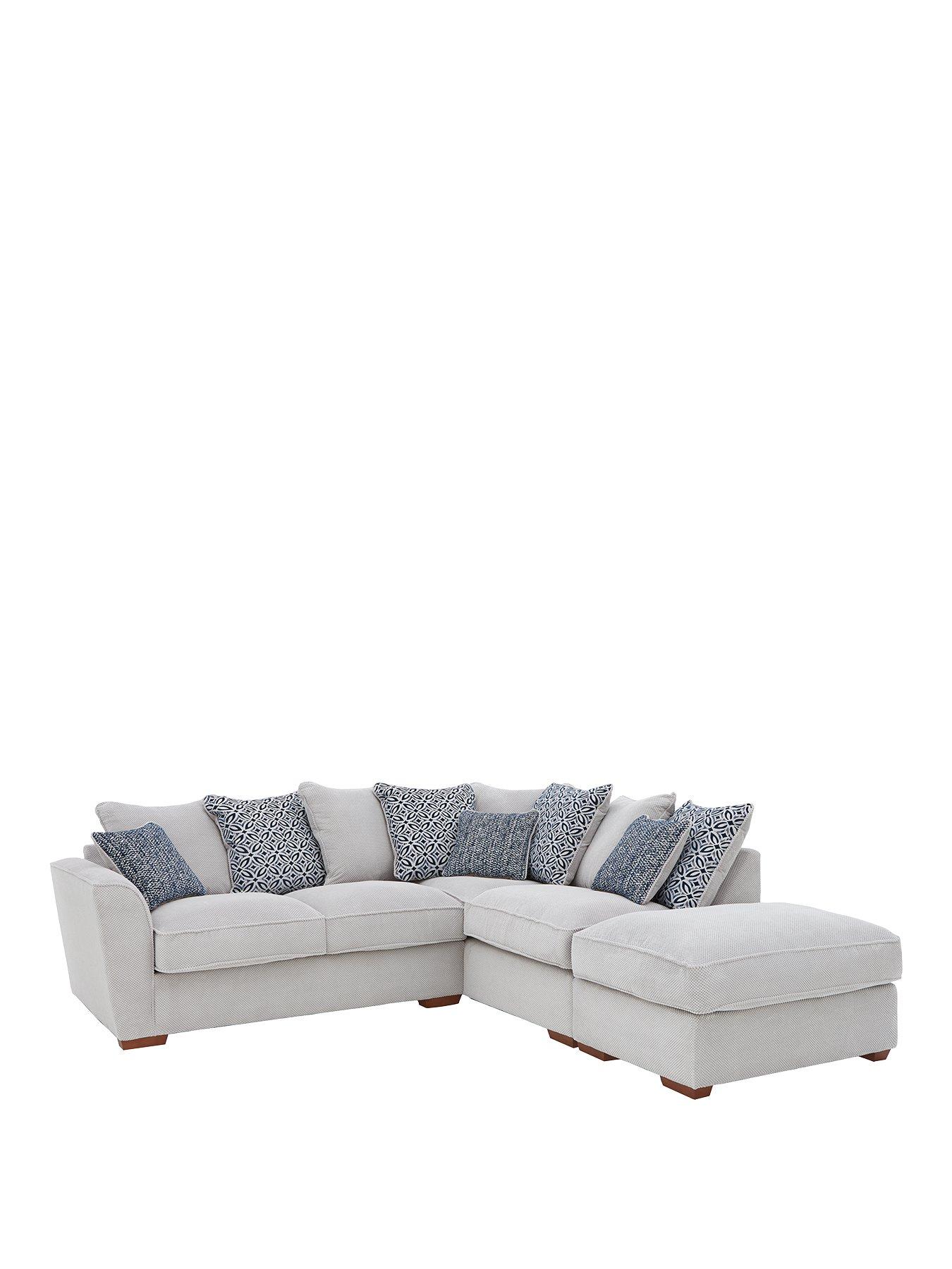 Image 2 of 4 of Very Home Bloom Fabric Right-Hand Corner Group Sofa Bed