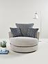very-home-bloom-fabric-swivel-chairfront