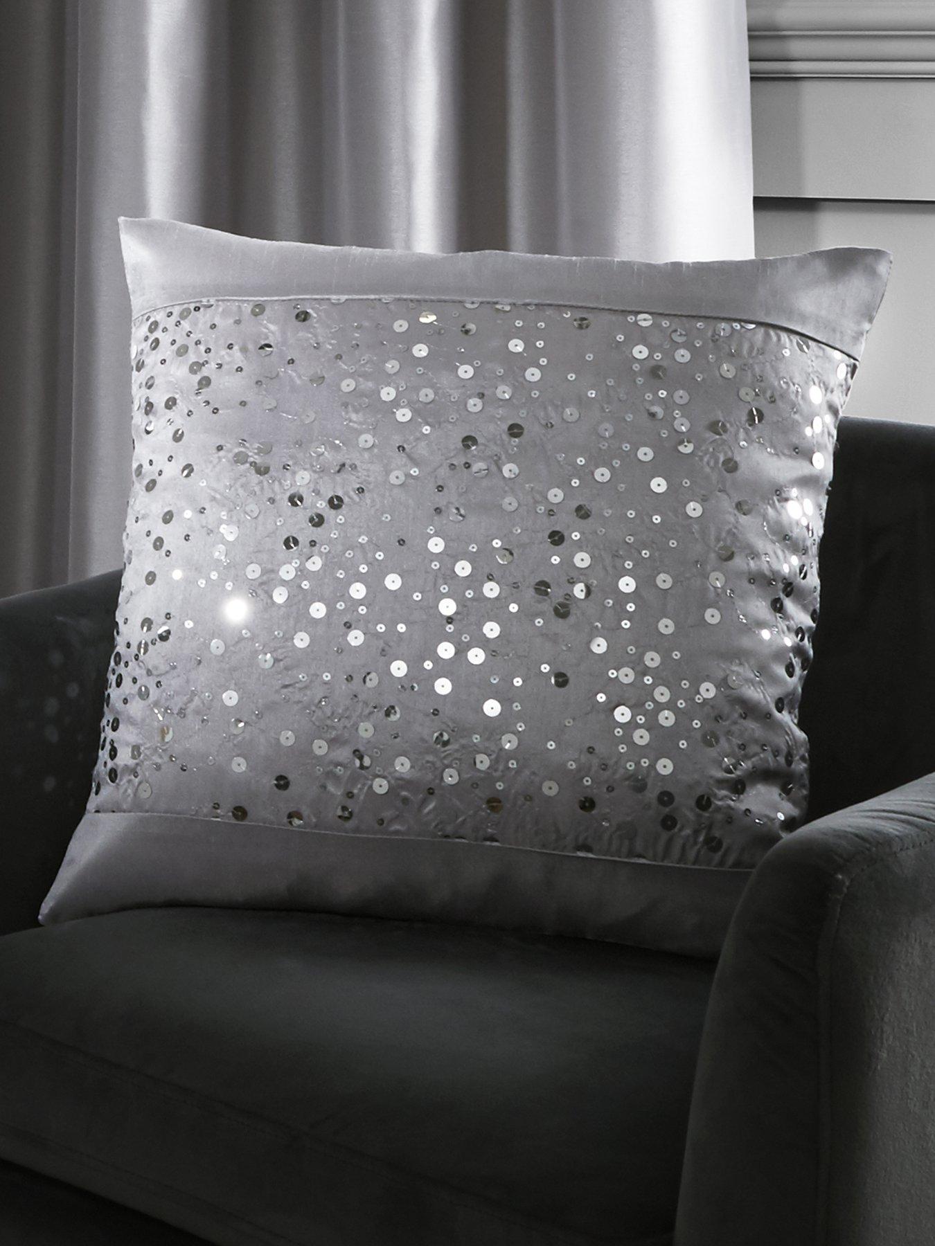 catherine-lansfield-glitzy-sequin-cushion