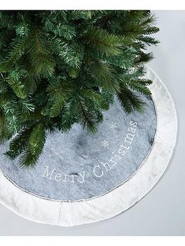 festive-grey-faux-fur-christmas-tree-skirt