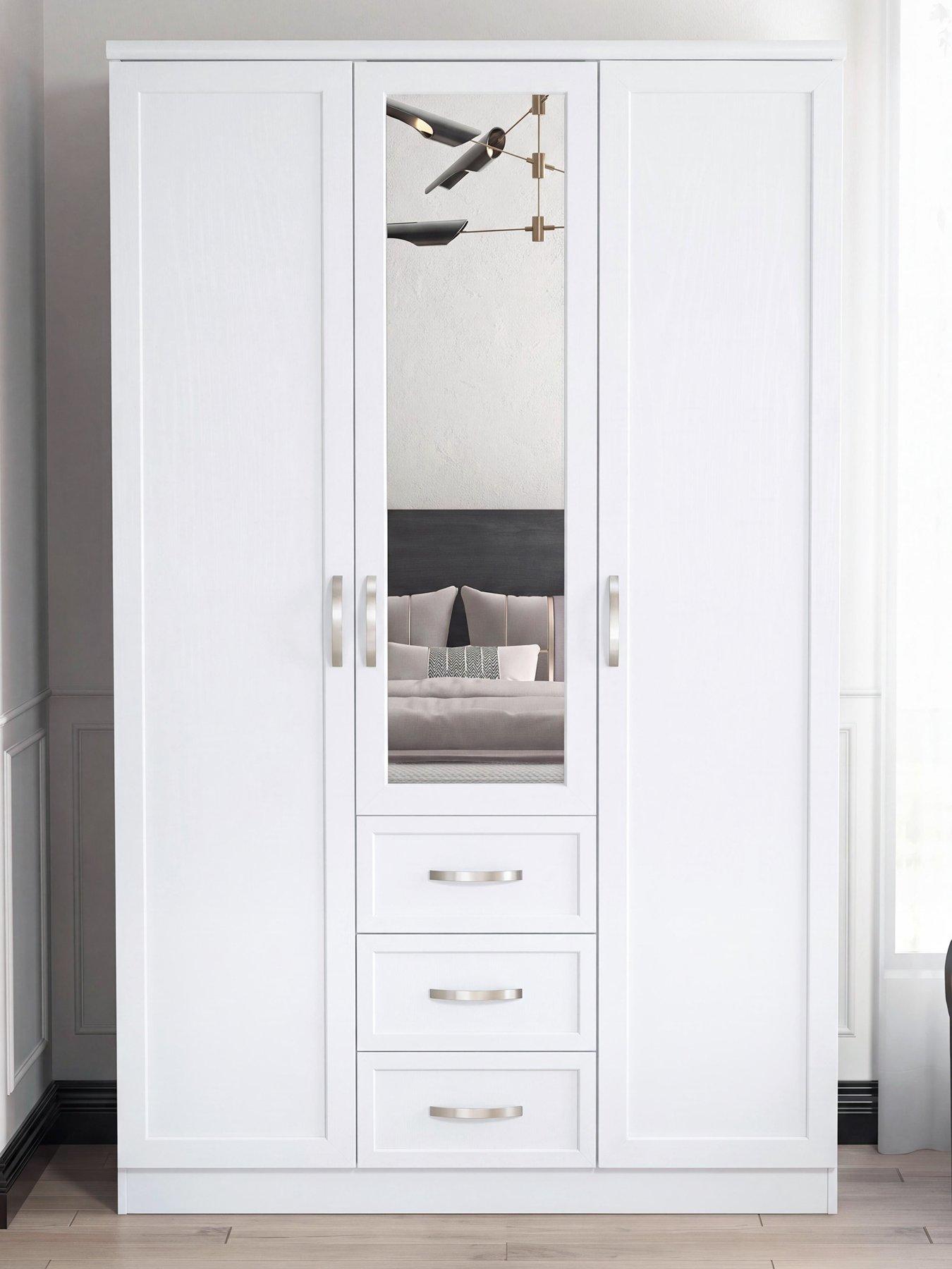 the-very-collection-camberley-3-door-3-drawer-mirrored-wardrobe