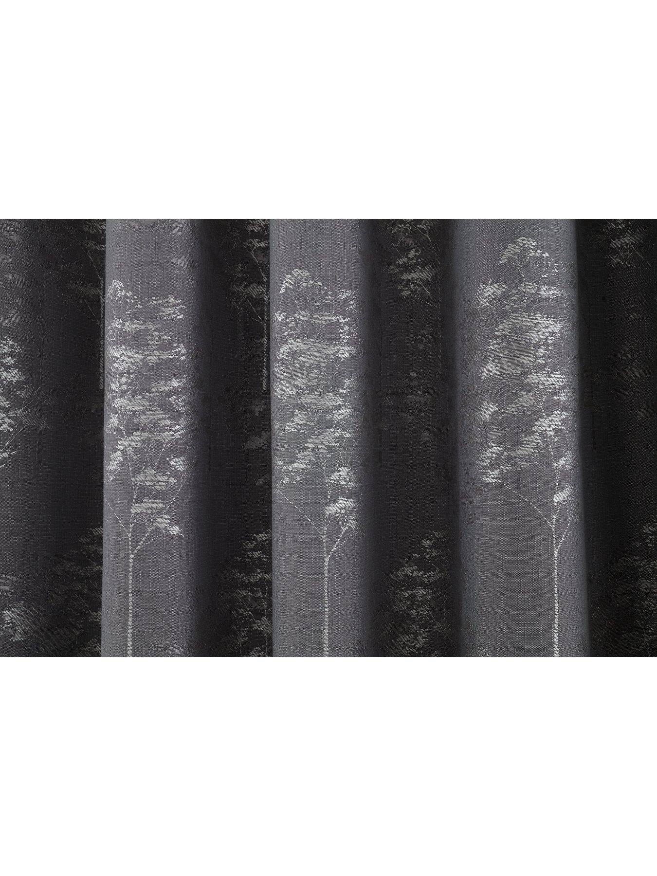 Image 2 of 2 of Curtina Elmwood Jacquard Lined Eyelet Curtains