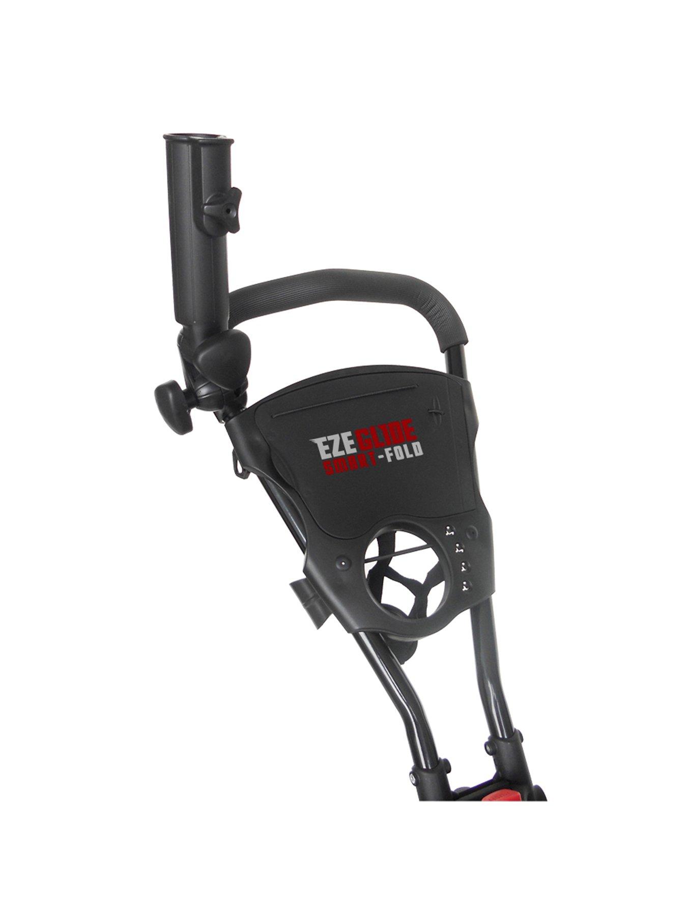Image 3 of 4 of Eze Glide Smart Fold Trolley, With Wheel Cover &amp; Umbrella Holder - Black