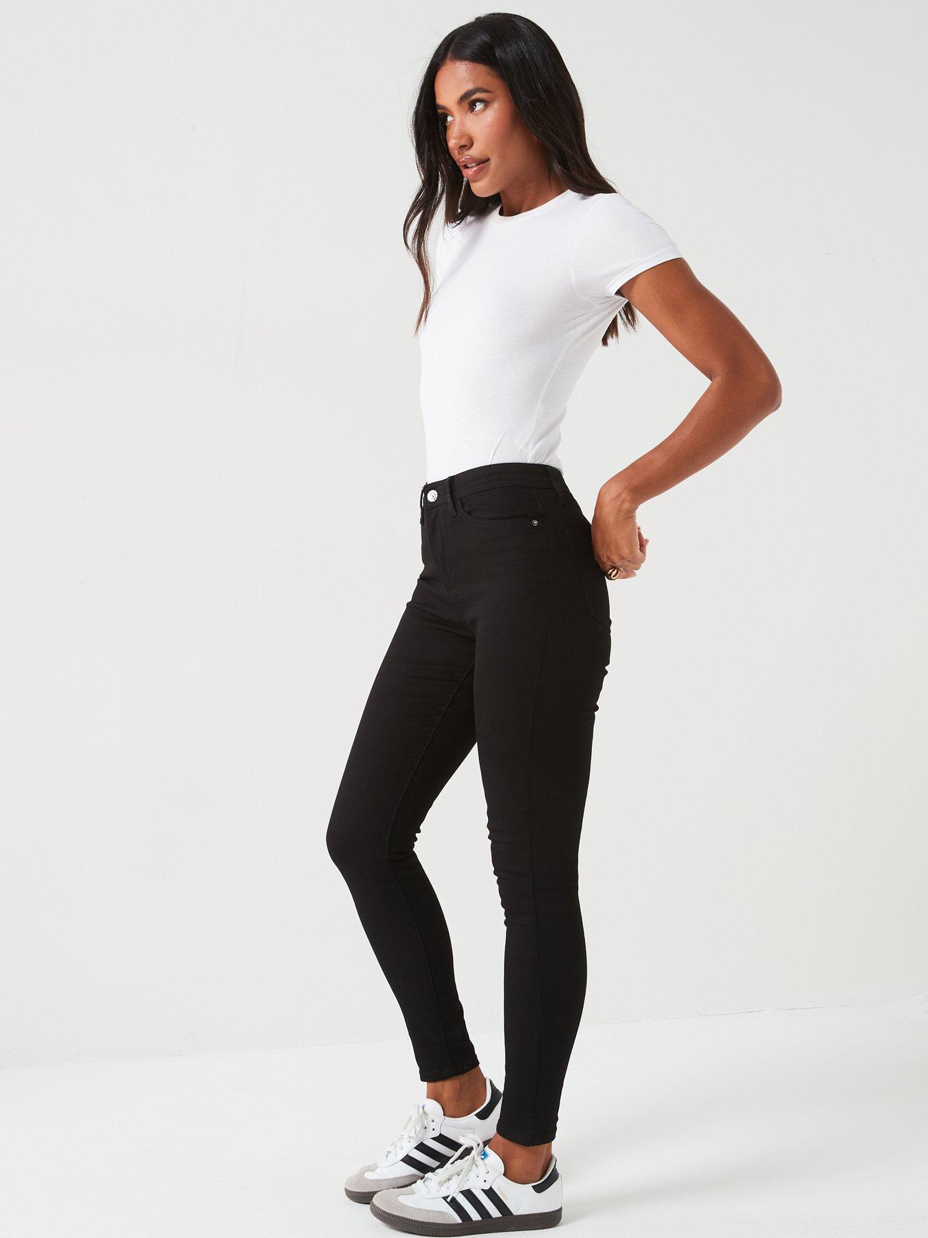 Image 3 of 6 of Everyday Tall Florence High Rise Skinny Jeans - Black