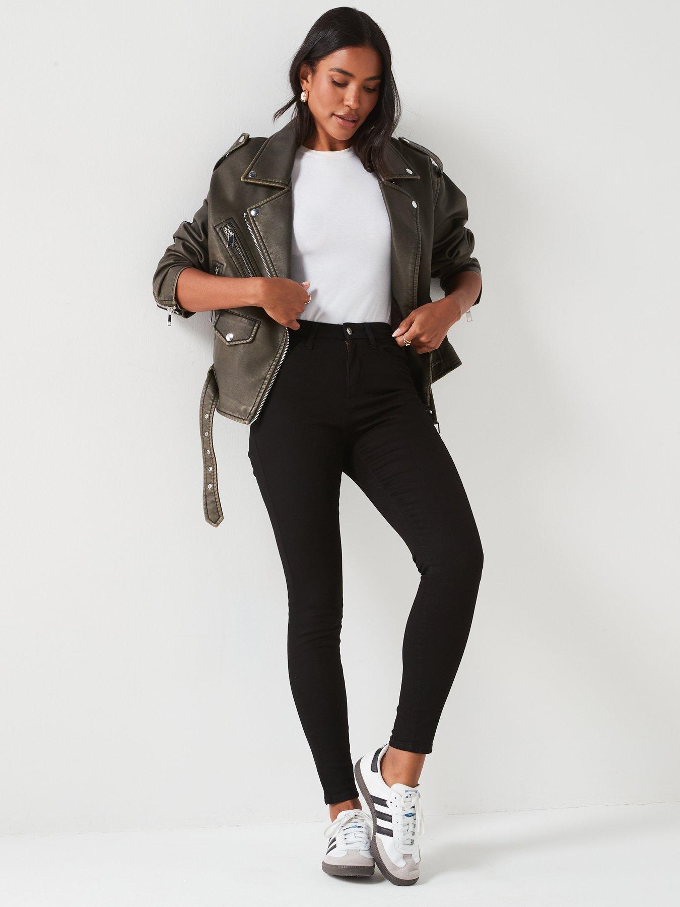 Image 6 of 6 of Everyday Tall Florence High Rise Skinny Jeans - Black