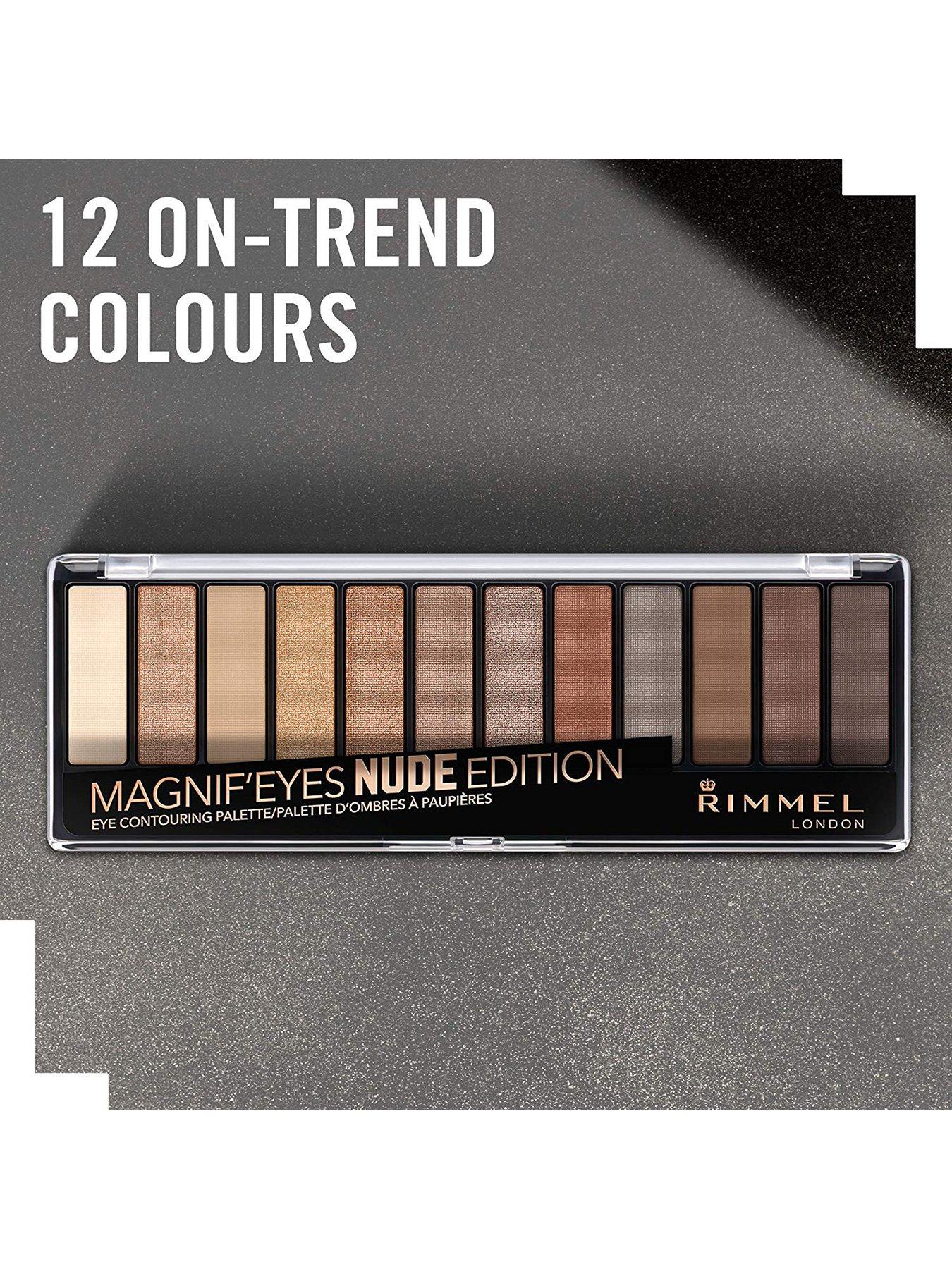 Image 4 of 5 of Rimmel 12 Pan Eyeshadow Palette Nude Edition - 126 grams