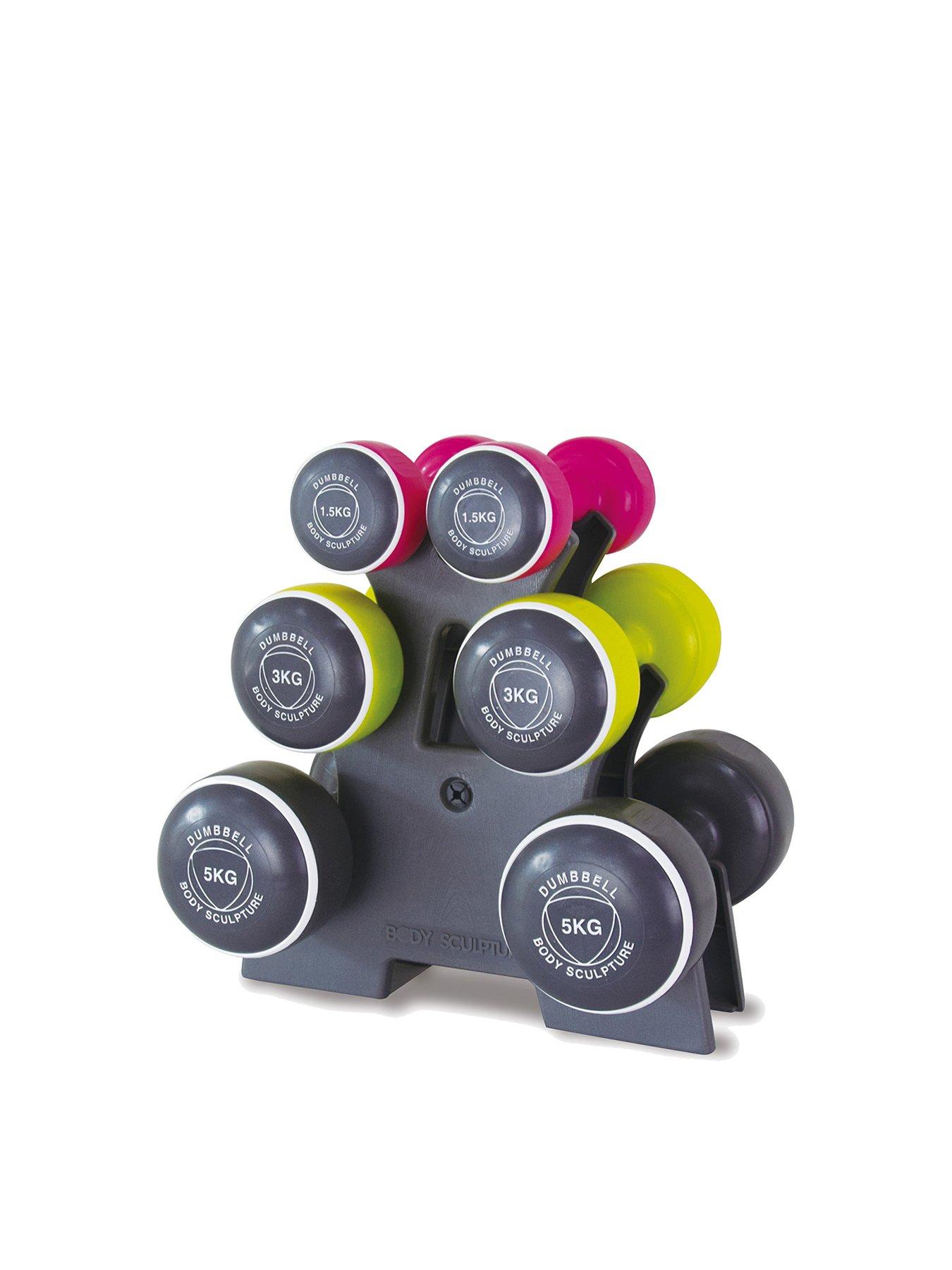 Dumbbell set tower sale