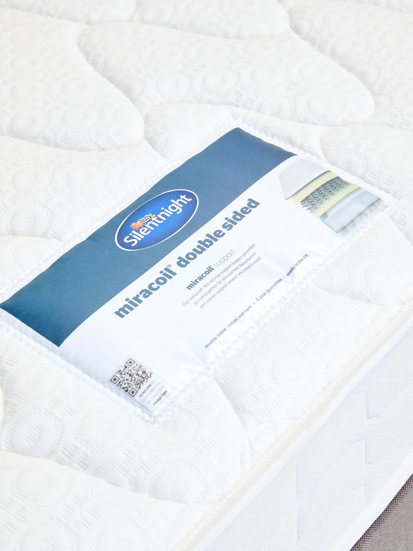 Image 6 of 7 of Silentnight Miracoil 3 Memory Divan Bed with Storage Options &ndash; Firm