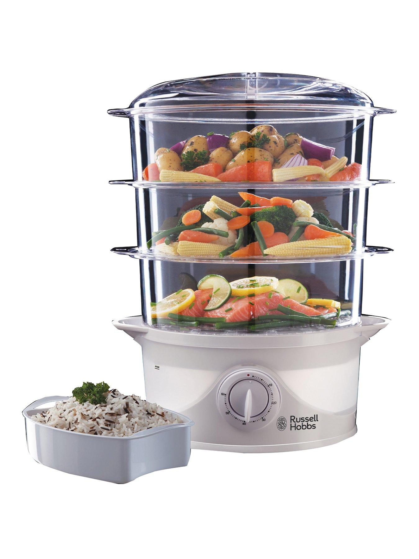 russell-hobbs-your-creations-3-tier-food-steamer-21140front