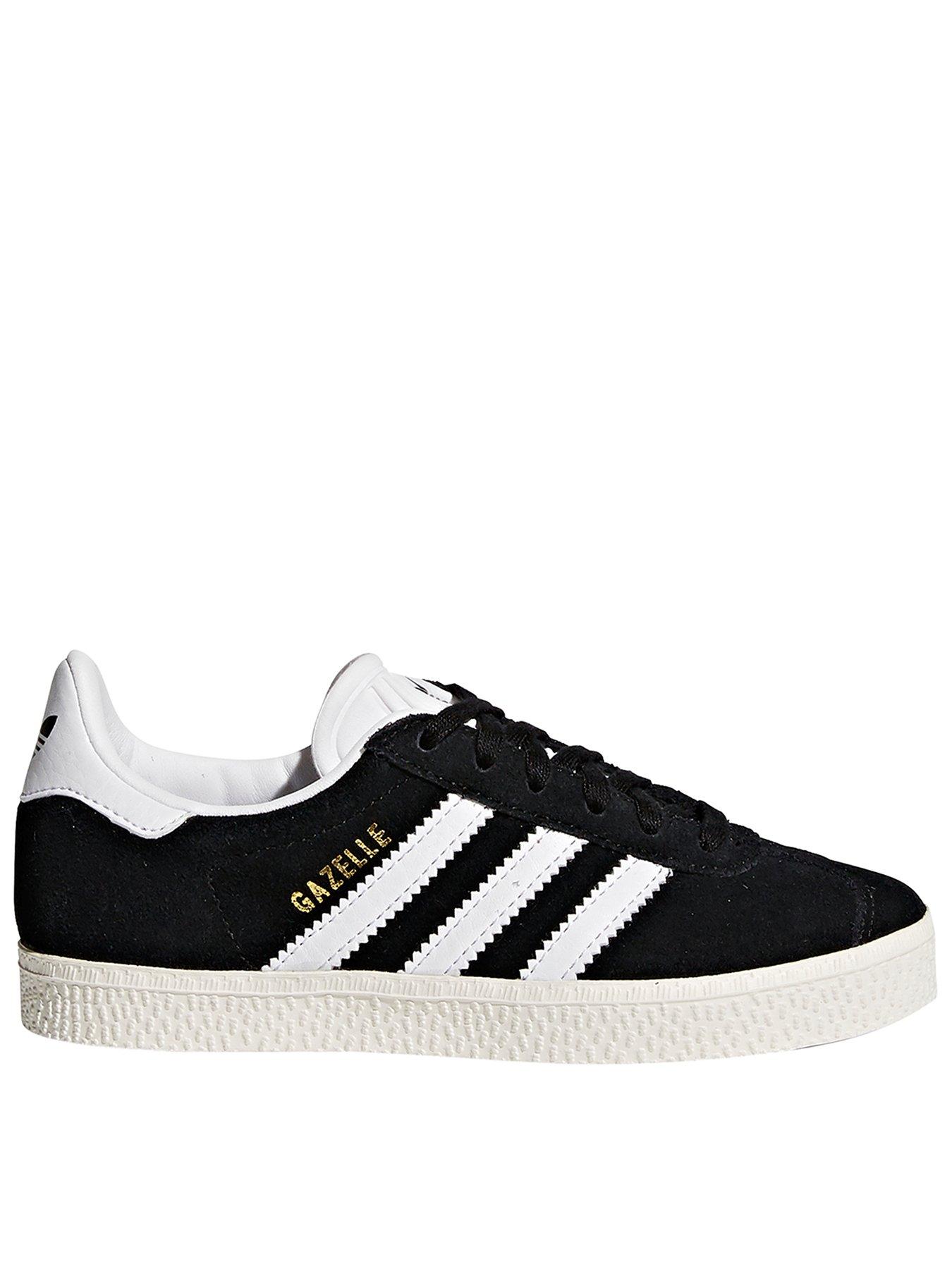 Image 1 of 6 of adidas Originals Unisex Kids Gazelle Trainers - Black