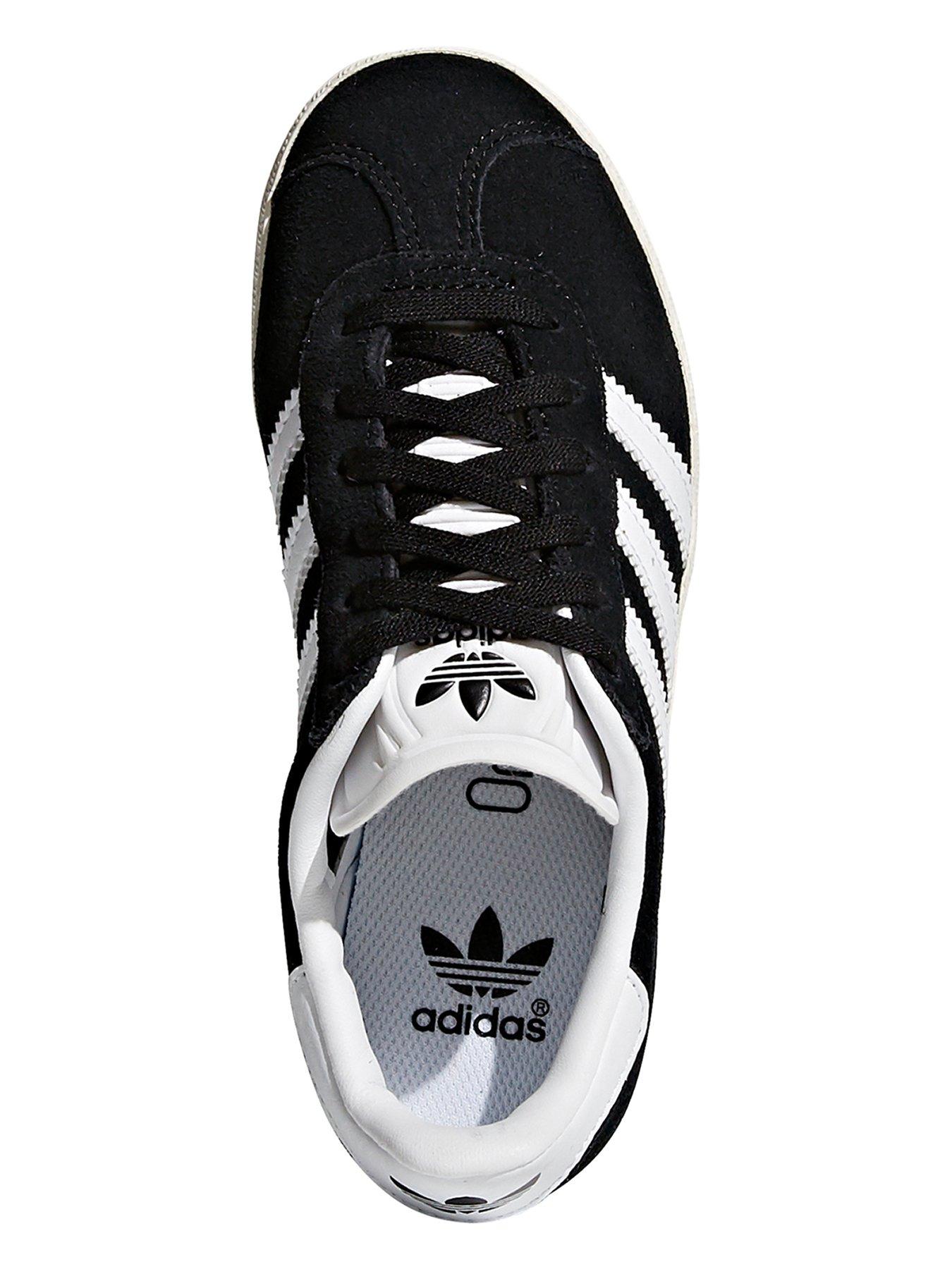 adidas-originals-unisex-kids-gazelle-trainers-blackoutfit