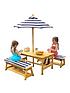 kidkraft-outdoor-picnic-table-amp-bench-set-with-cushions-amp-umbrellastillFront