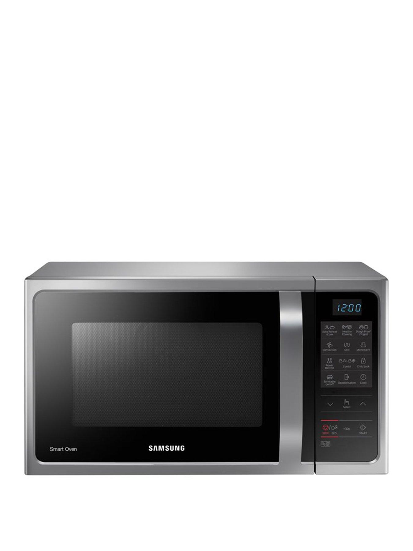 Image 1 of 8 of Samsung MC28H5013AS/EU 28-Litre Convection Microwave Oven with Ceramic Enamel Interior - Silver