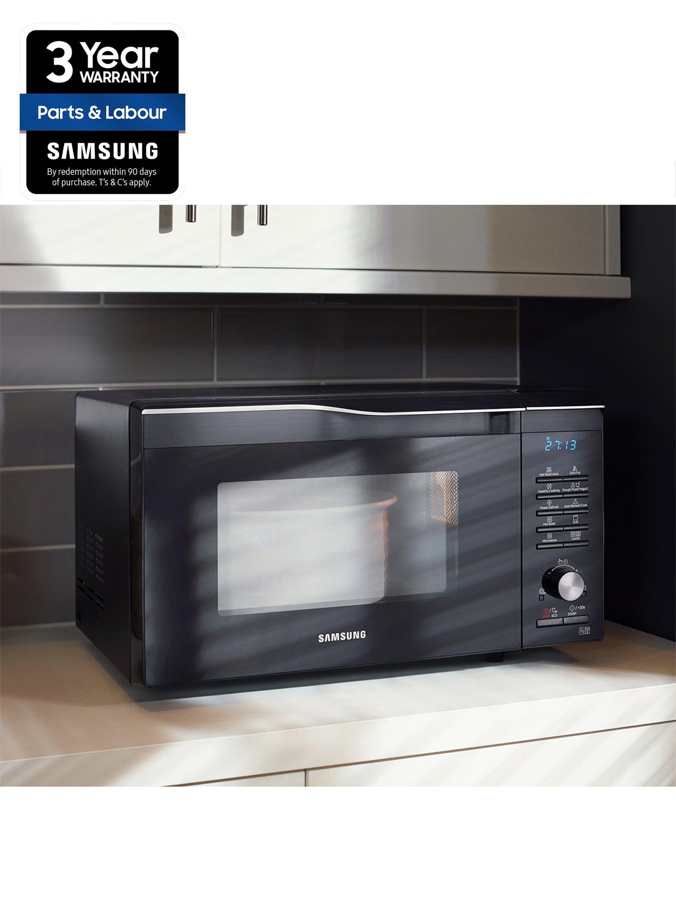 Image 2 of 7 of Samsung Easy View&trade; MC28M6055CK/EU&nbsp;28-Litre Combination Microwave Oven with HotBlast&trade; Technology&nbsp;- Black