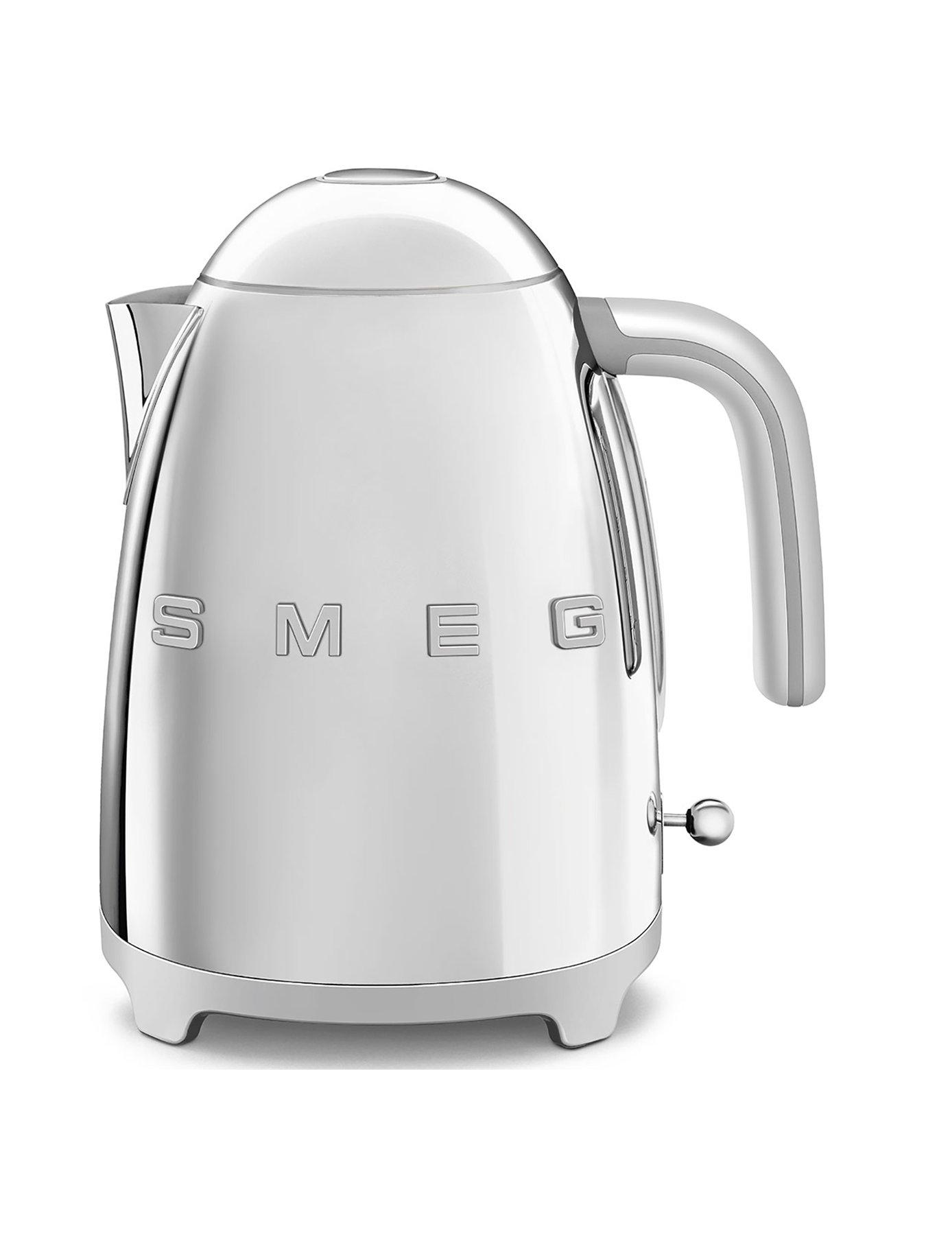 SMEG Grey 1.7L Kettle And Toaster KLF03GRUK & TSF01GRUK
