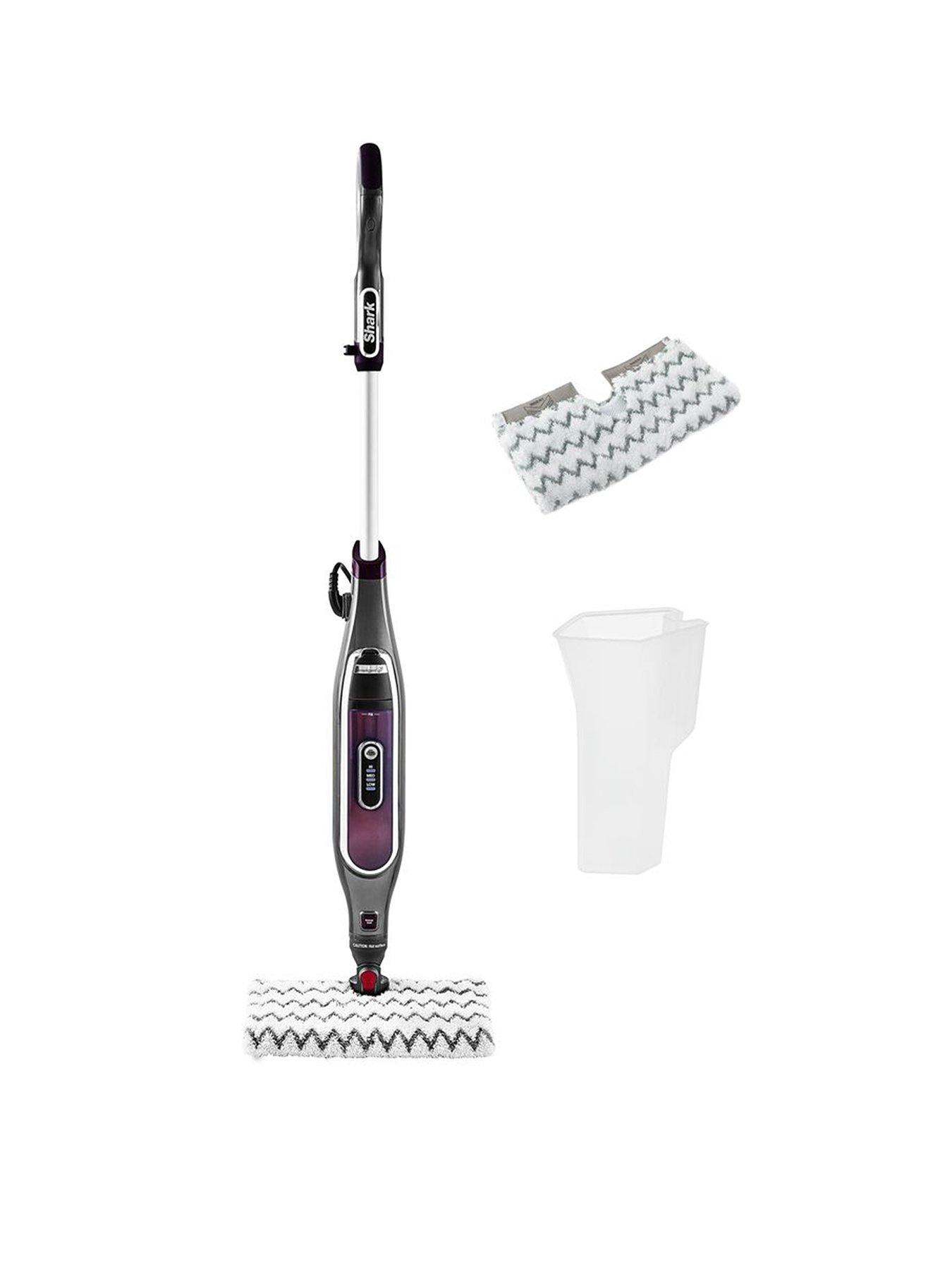 Shark Klik n' Flip Smartronic Deluxe S6003UK Steam Mop - Up To 11.5 Minutes Of Powerful Steam - 8 Metre Cord
