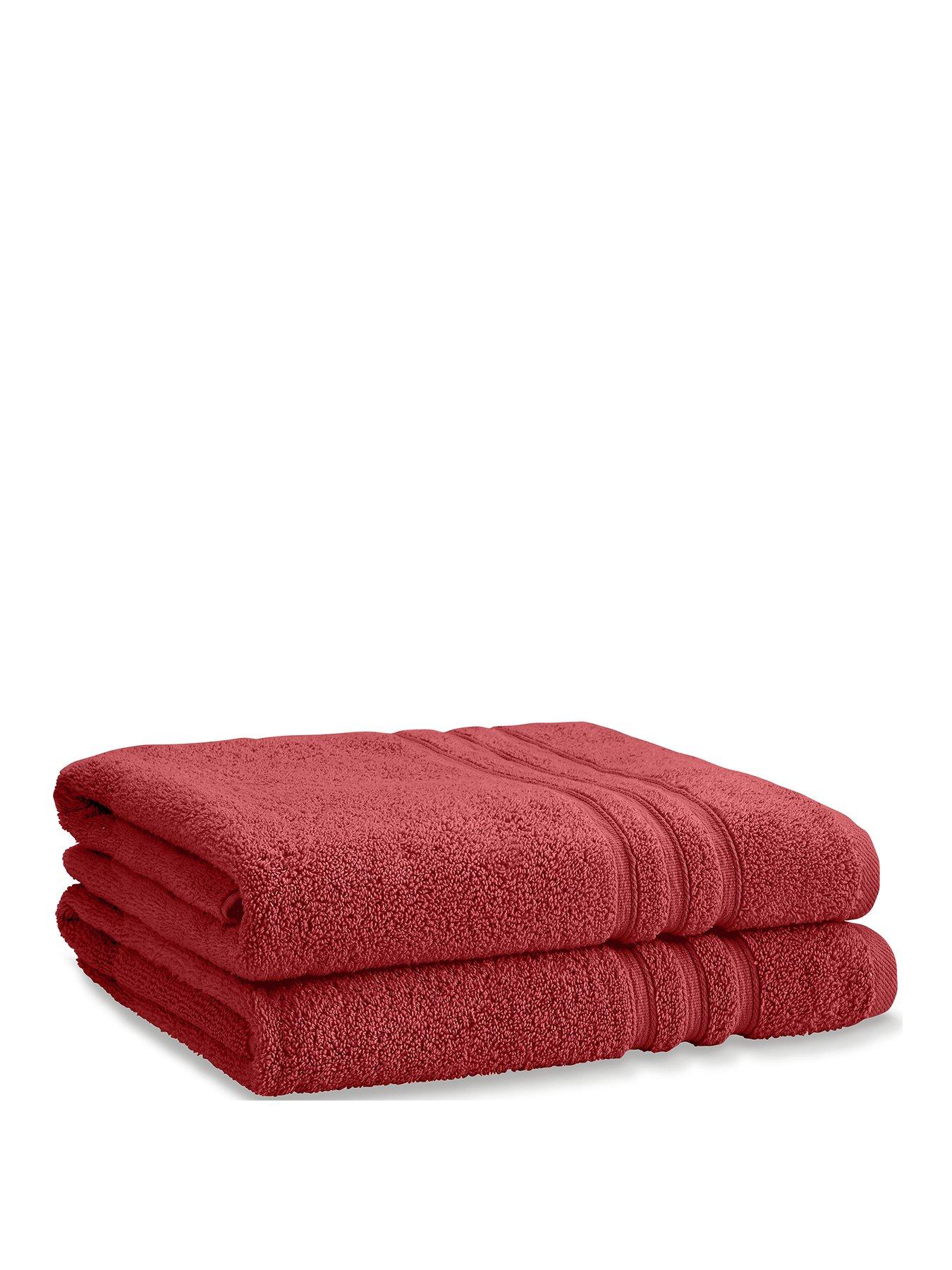 Red bath sheets sale