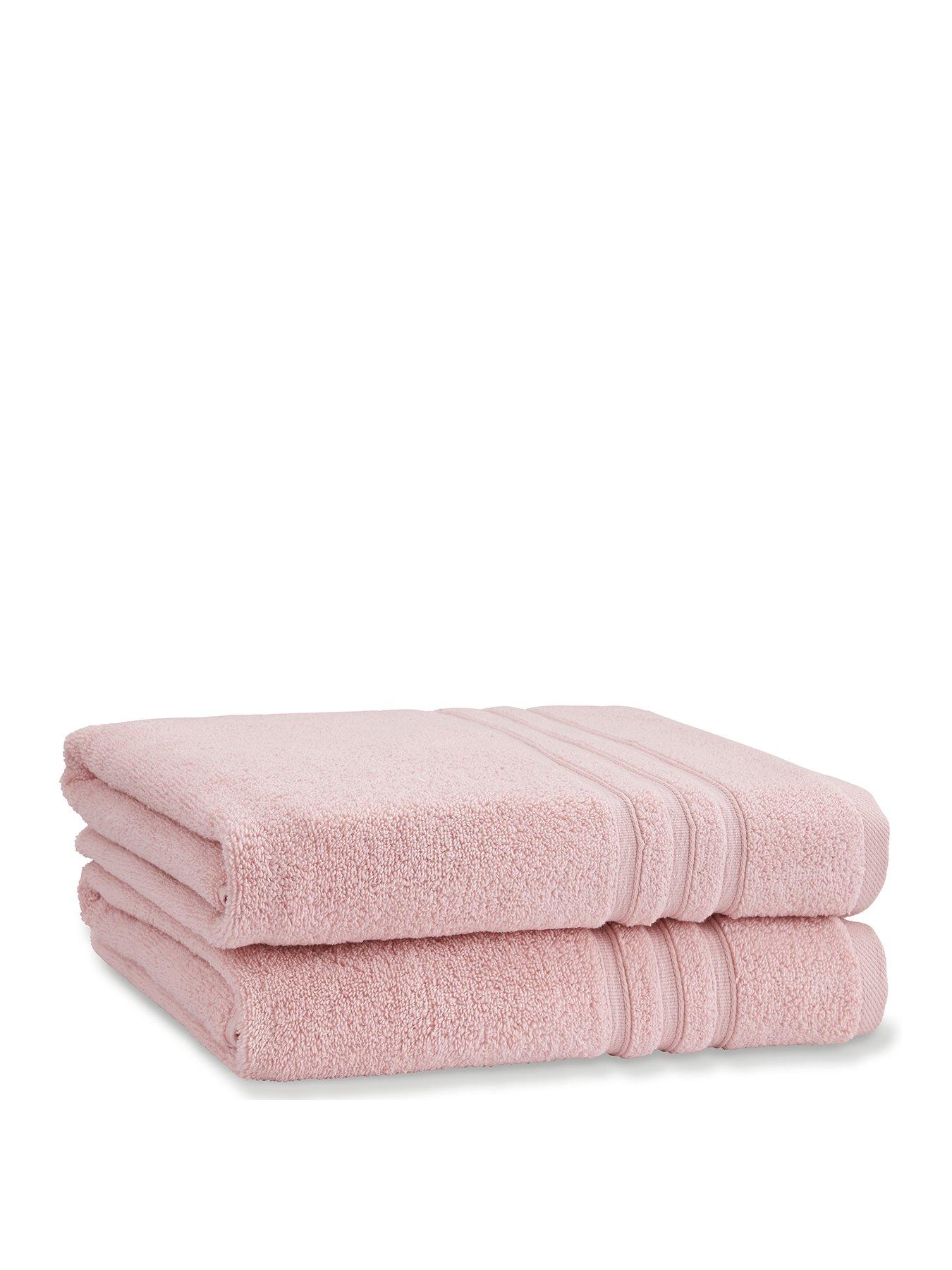 Baby pink bath towels sale