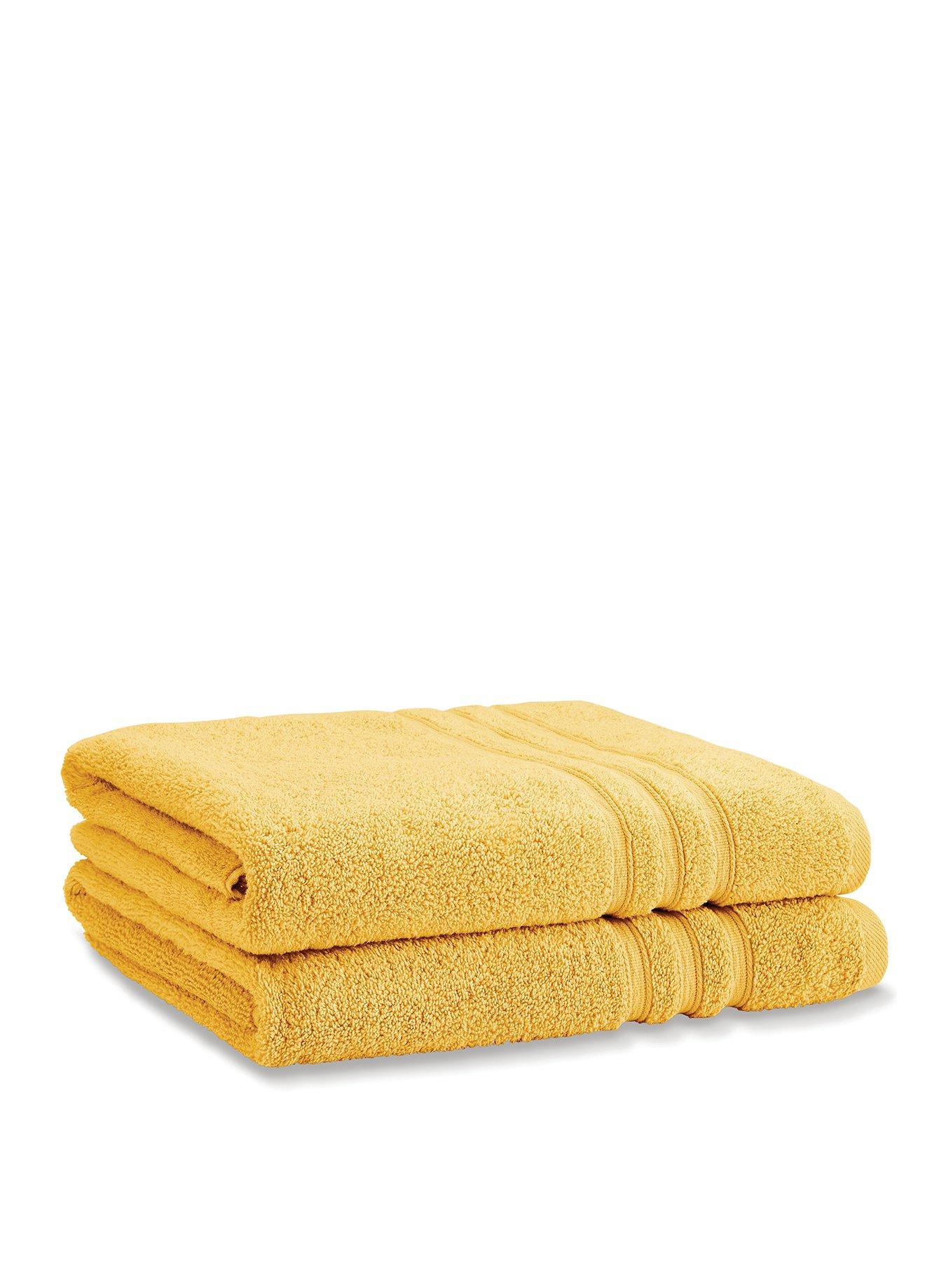 Yellow Yellow Bathroom Towels Bathroom essentials Home garden Very Ireland