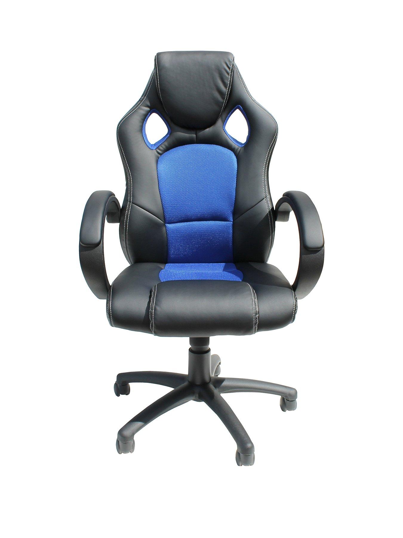 Image 1 of 3 of Alphason Jensen Office Chair - Black/Blue