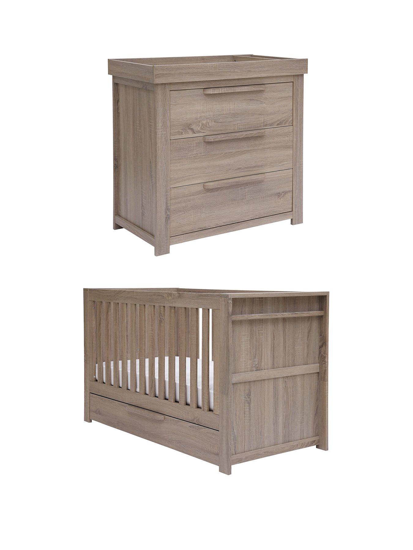 mamas-papas-franklin-cot-bed-and-dresser-changer