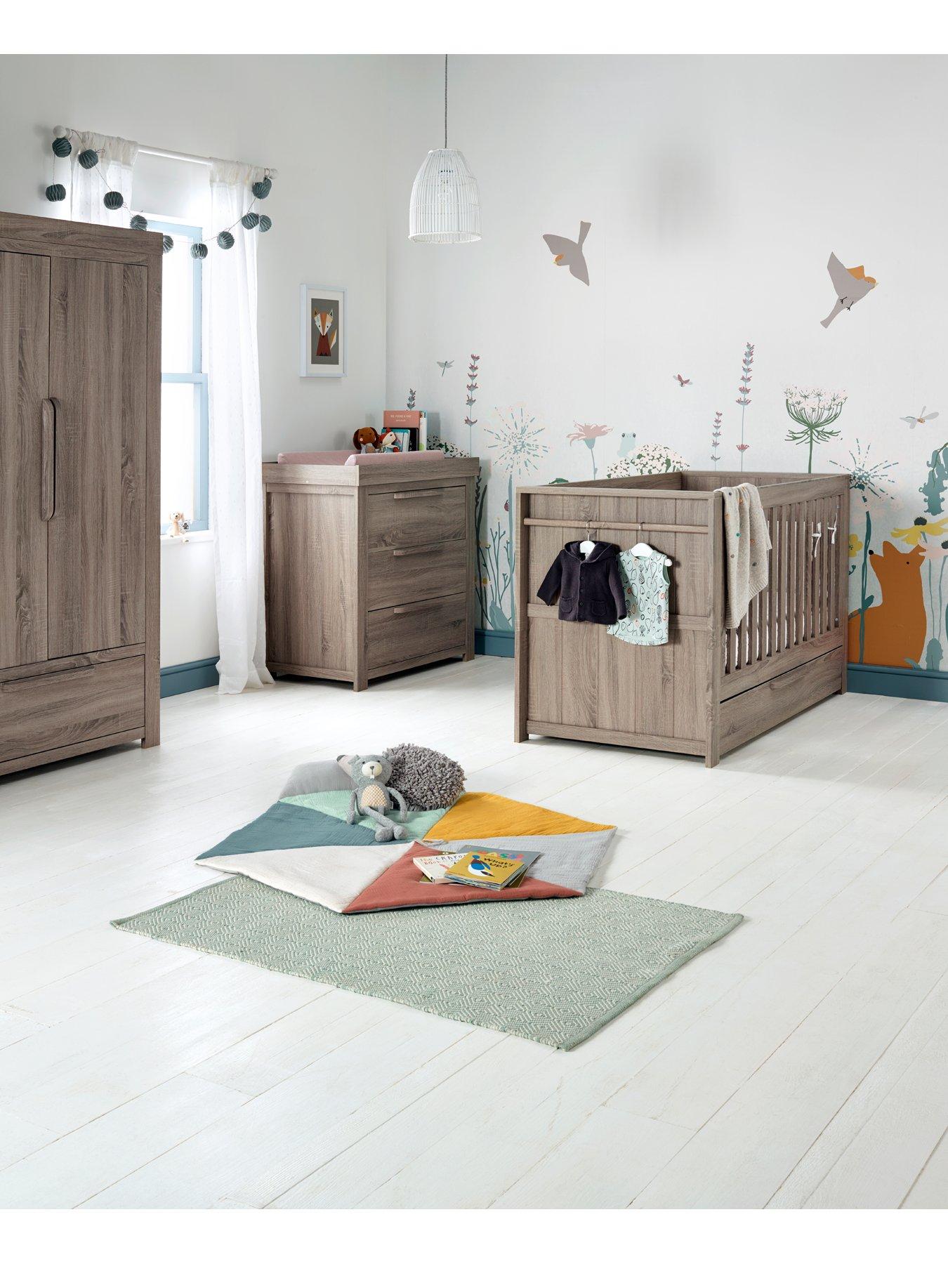 Image 7 of 7 of Mamas & Papas Franklin Cot Bed, Dresser Changer and Wardrobe