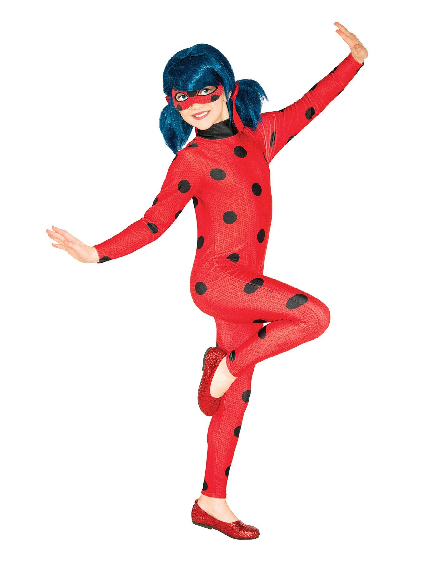 Ladybug Costume, Toddler Girl Halloween Costume, Ladybird Red Cape Costume,  Gift for Preschool Girl 