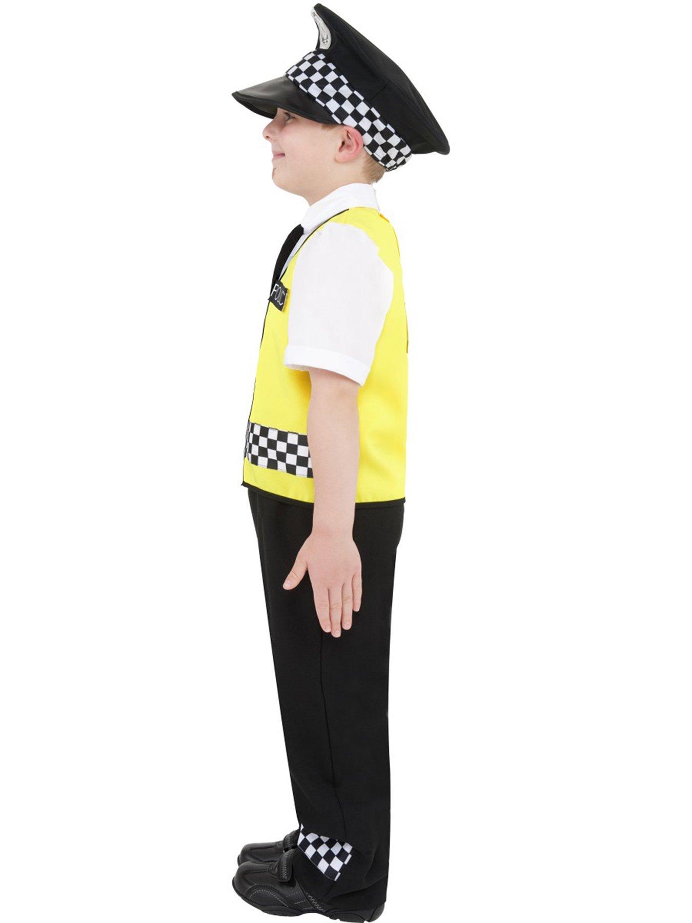 Image 3 of 3 of Children's Police Officer Costume with Hat &amp; Radio