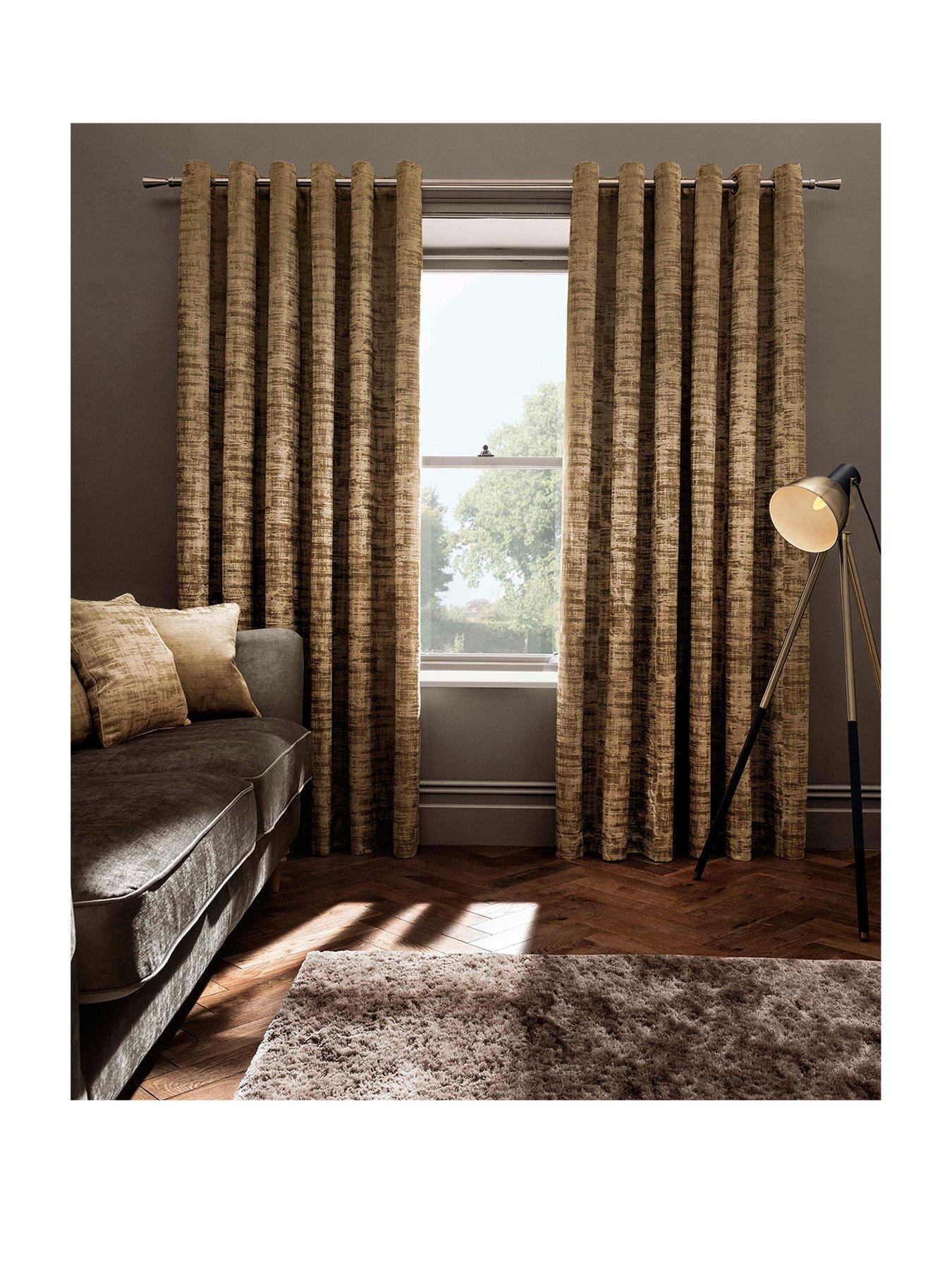 undefined Naples Lined Eyelet Curtains