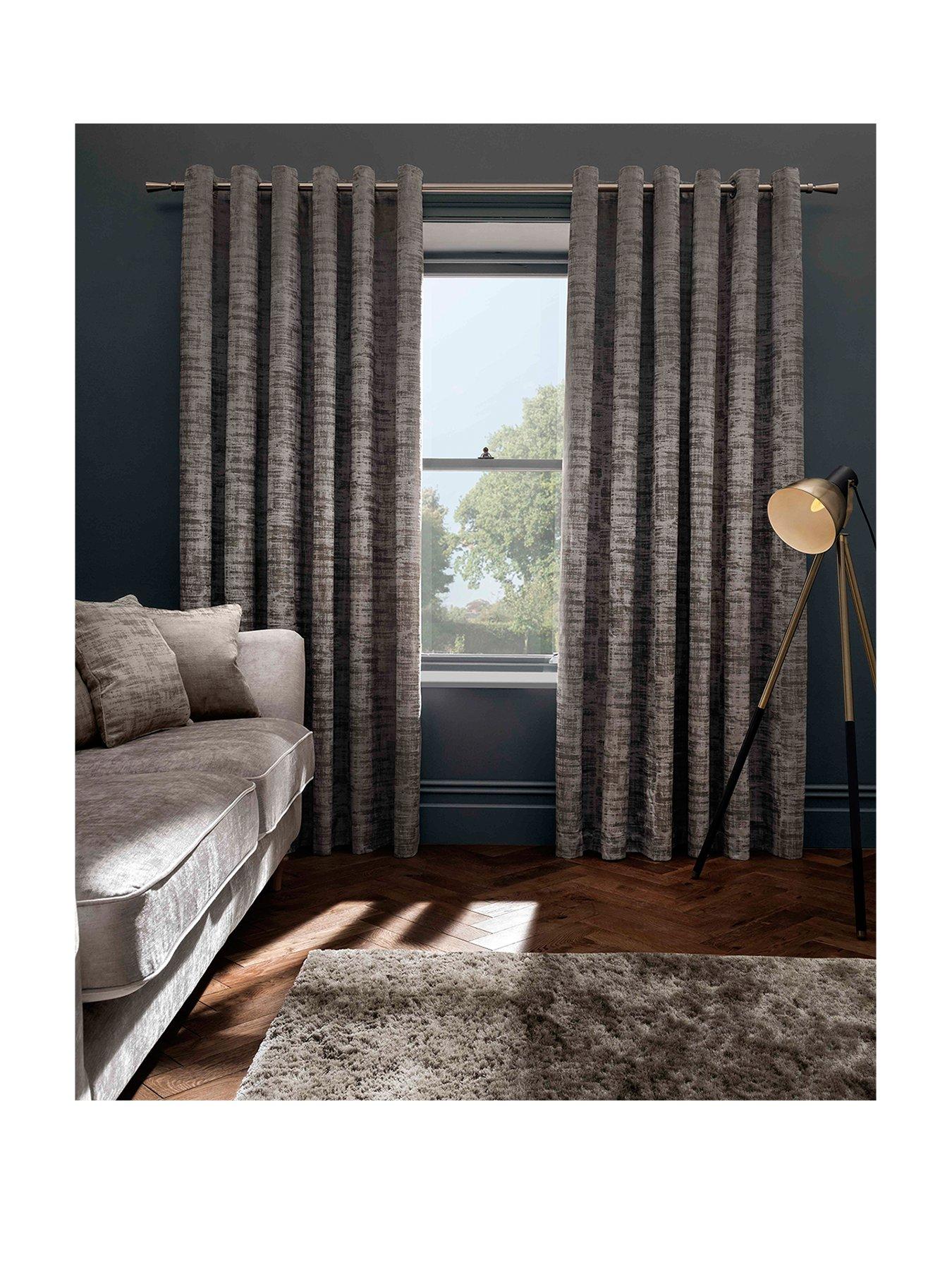 undefined Naples Lined Eyelet Curtains