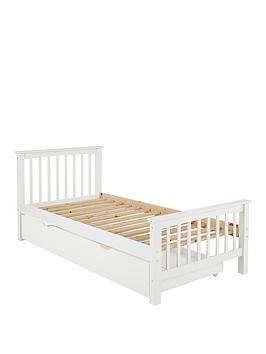 novara-kids-single-bed-framenbspwith-optional-mattress-buy-and-save-ndash-whitenbsp--excludes-trundle