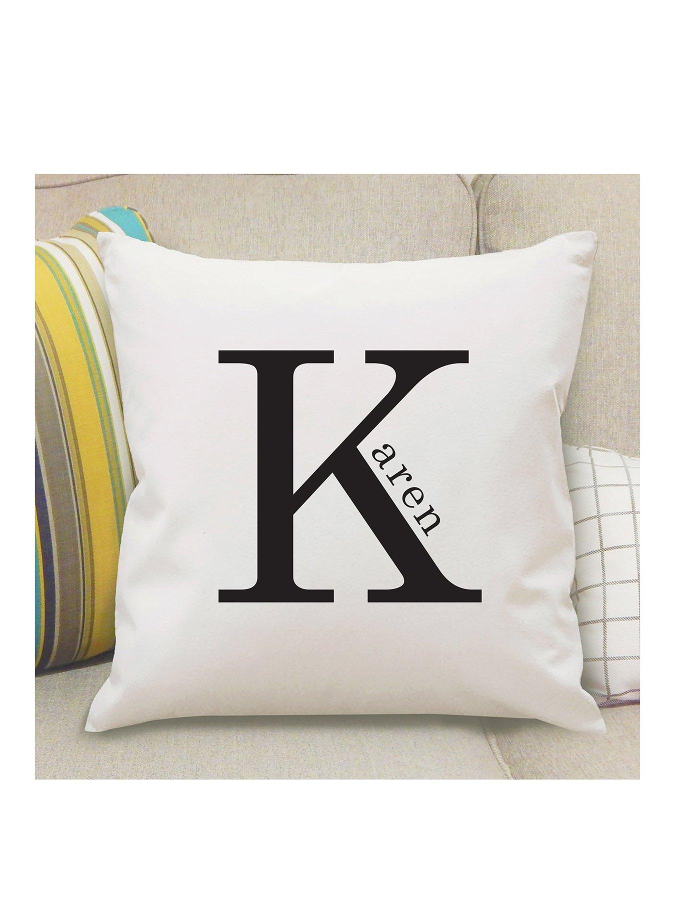 Monogram pillow outlet