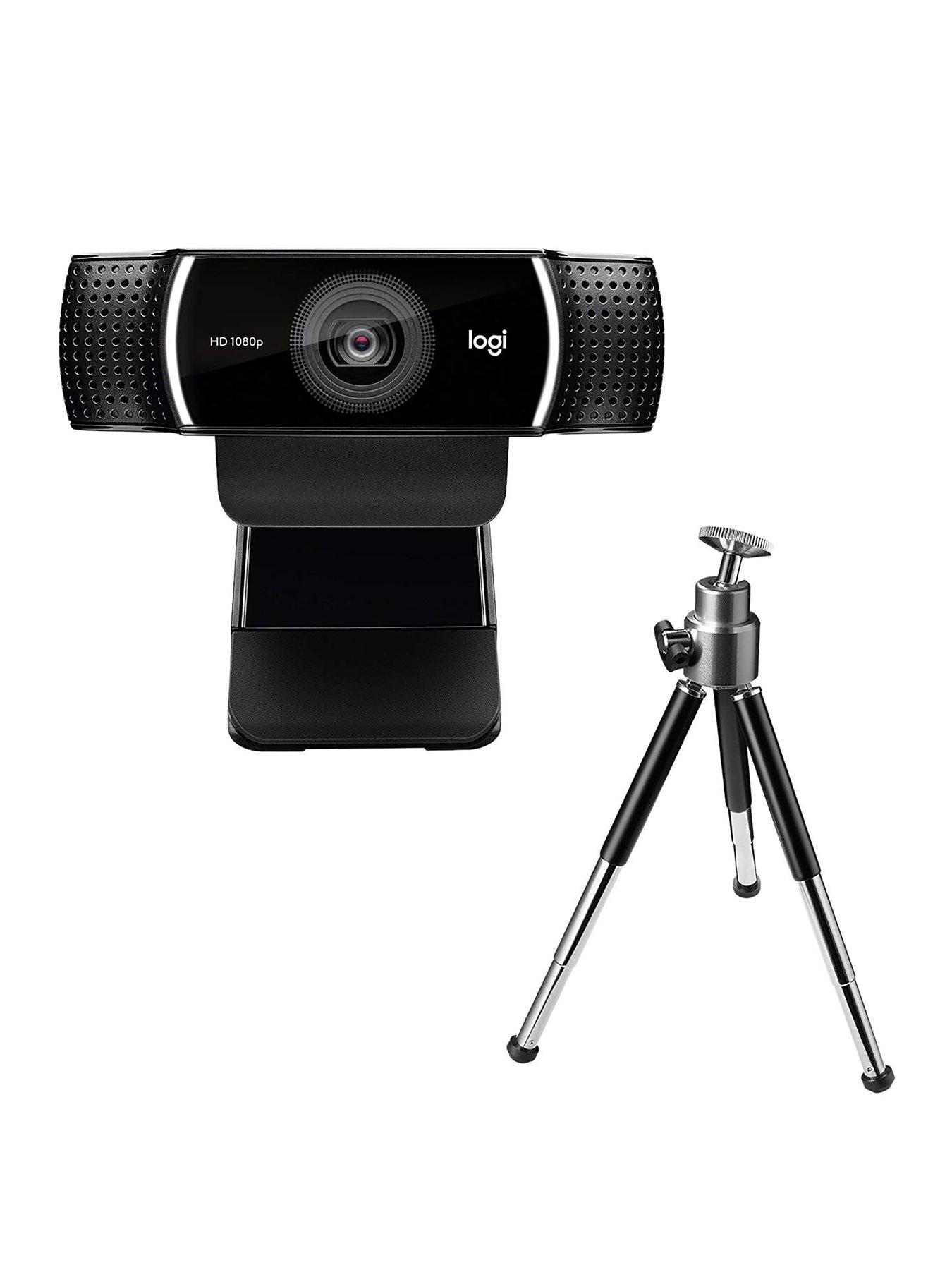 Image 1 of 7 of Logitech C922 Pro Stream Webcam with Microphone, Full HD 1080p at 30fps -&nbsp;Black