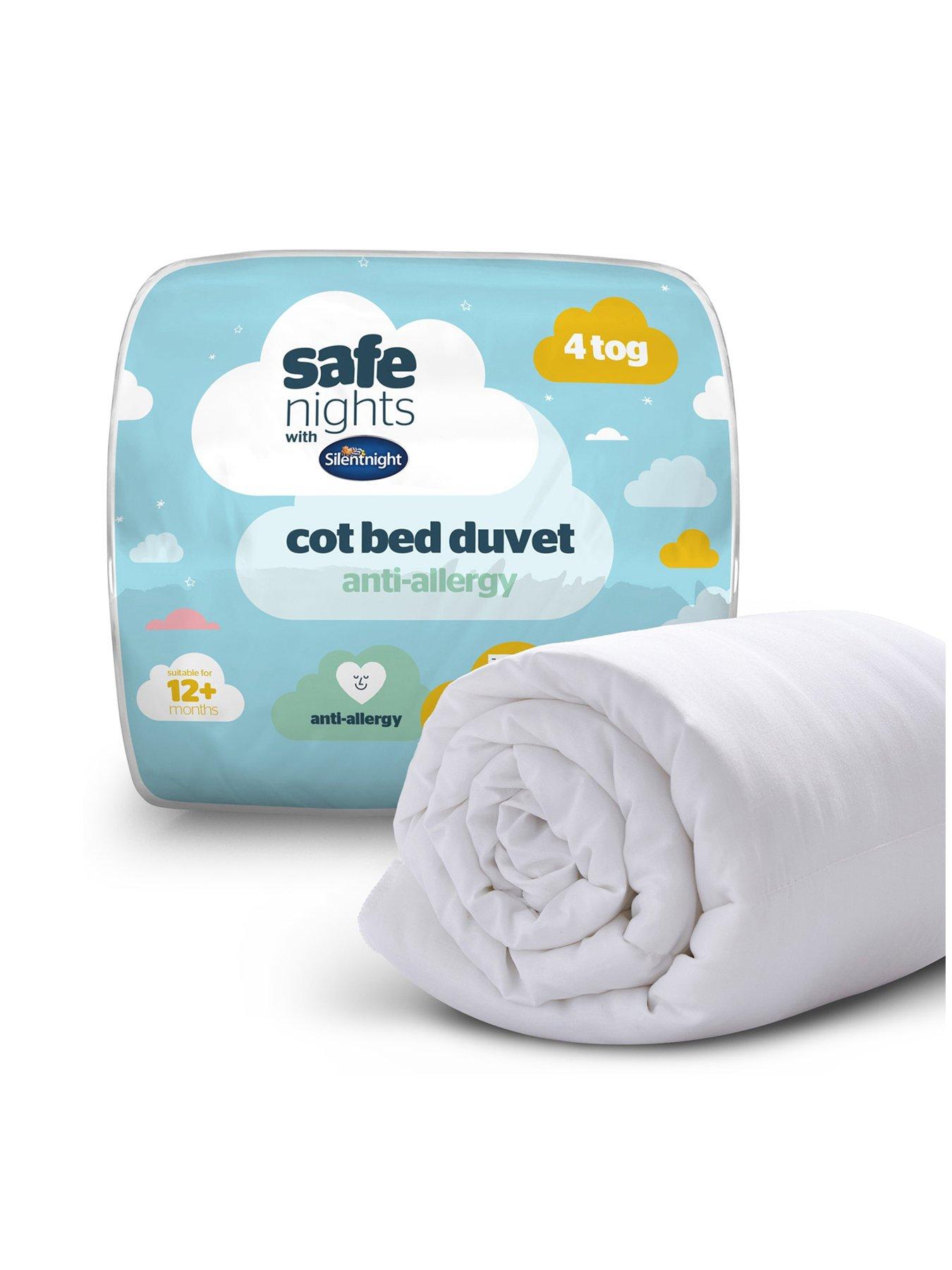Image 1 of 6 of Silentnight Safe Nights Anti Allergy Cot Bed Duvet - 4 Tog