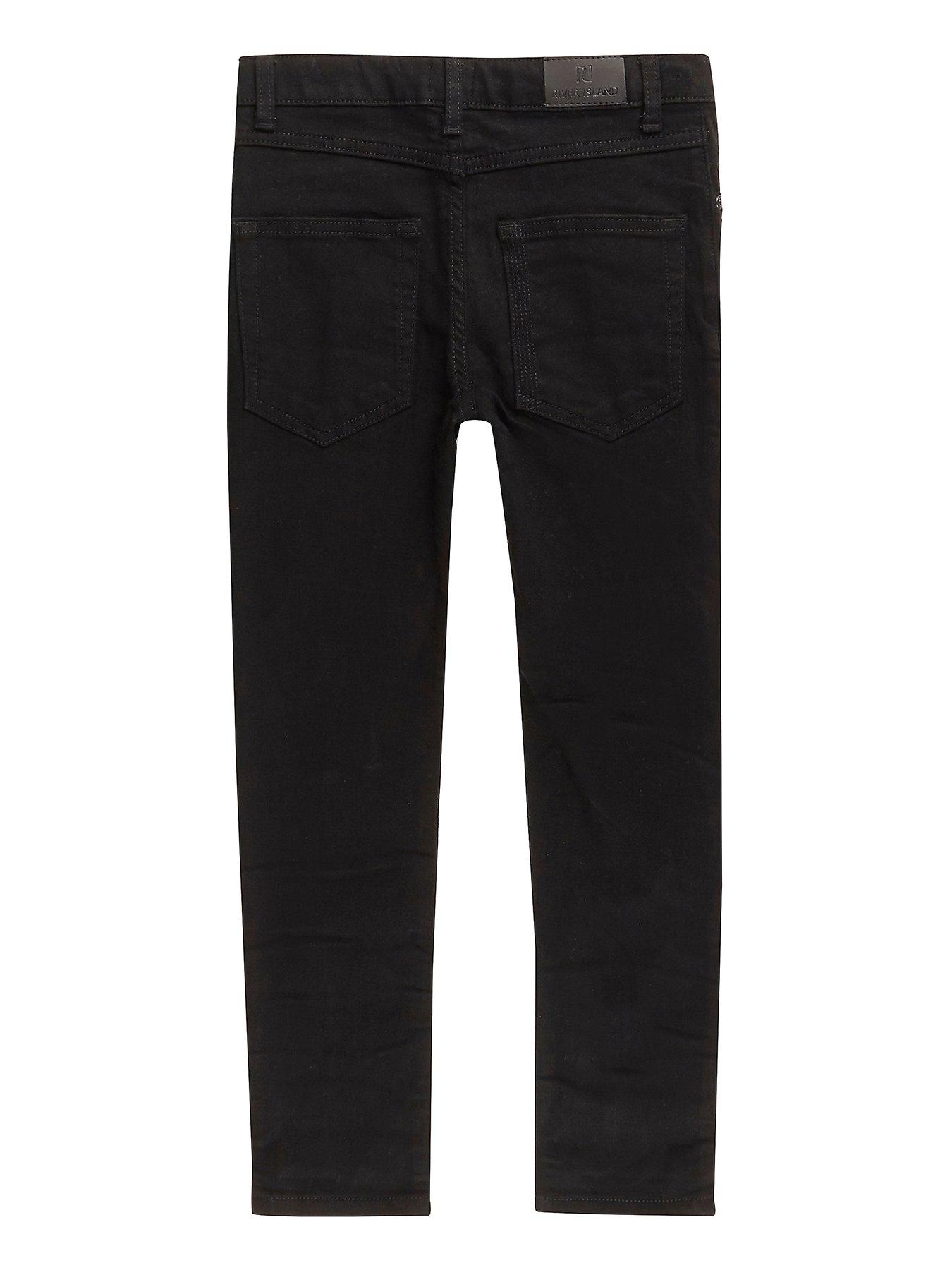 Image 2 of 3 of River Island Boys Skinny Jeans - Black