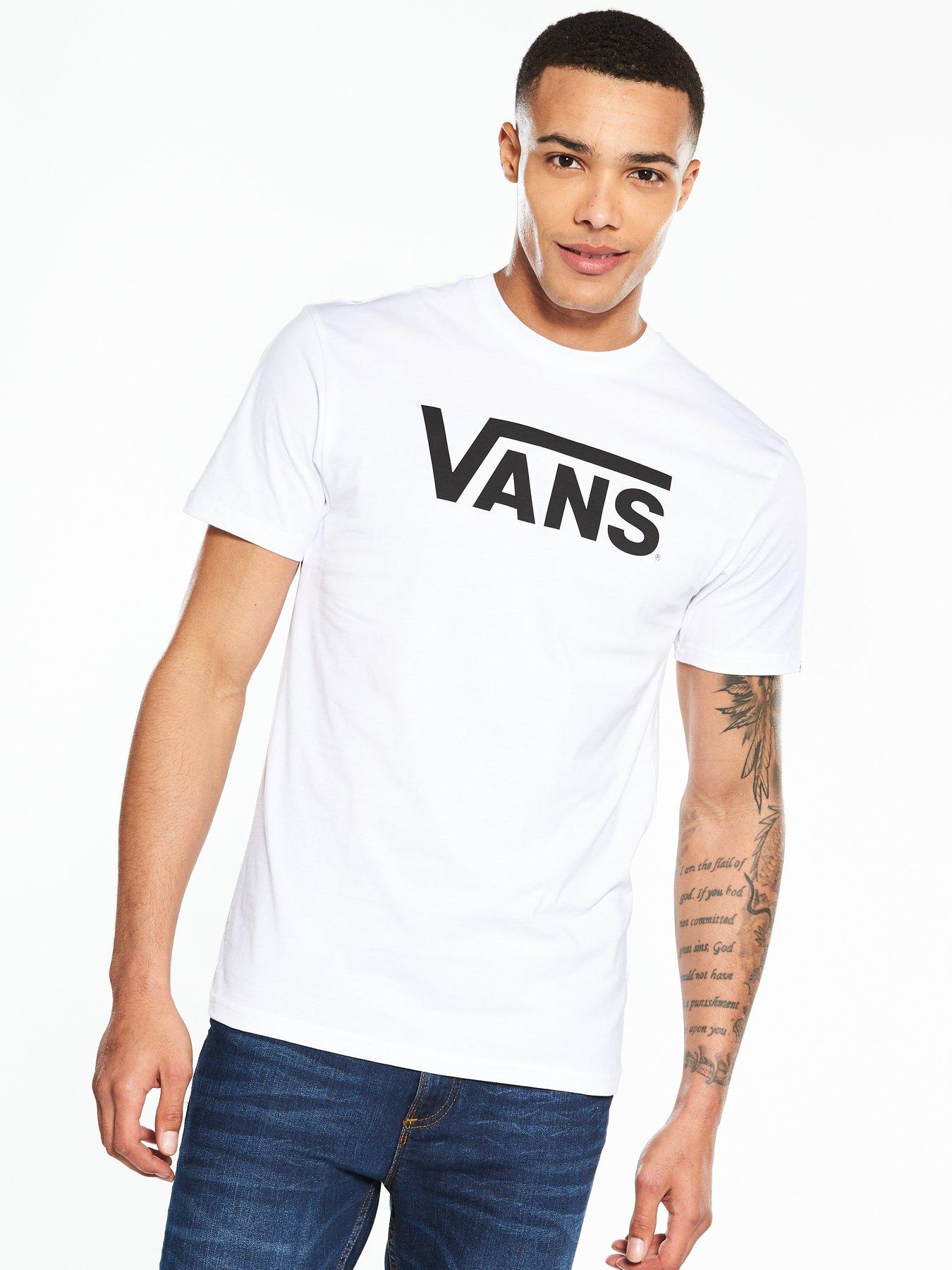 Image 1 of 4 of Vans Men's Classic Logo T-Shirt - White/Black