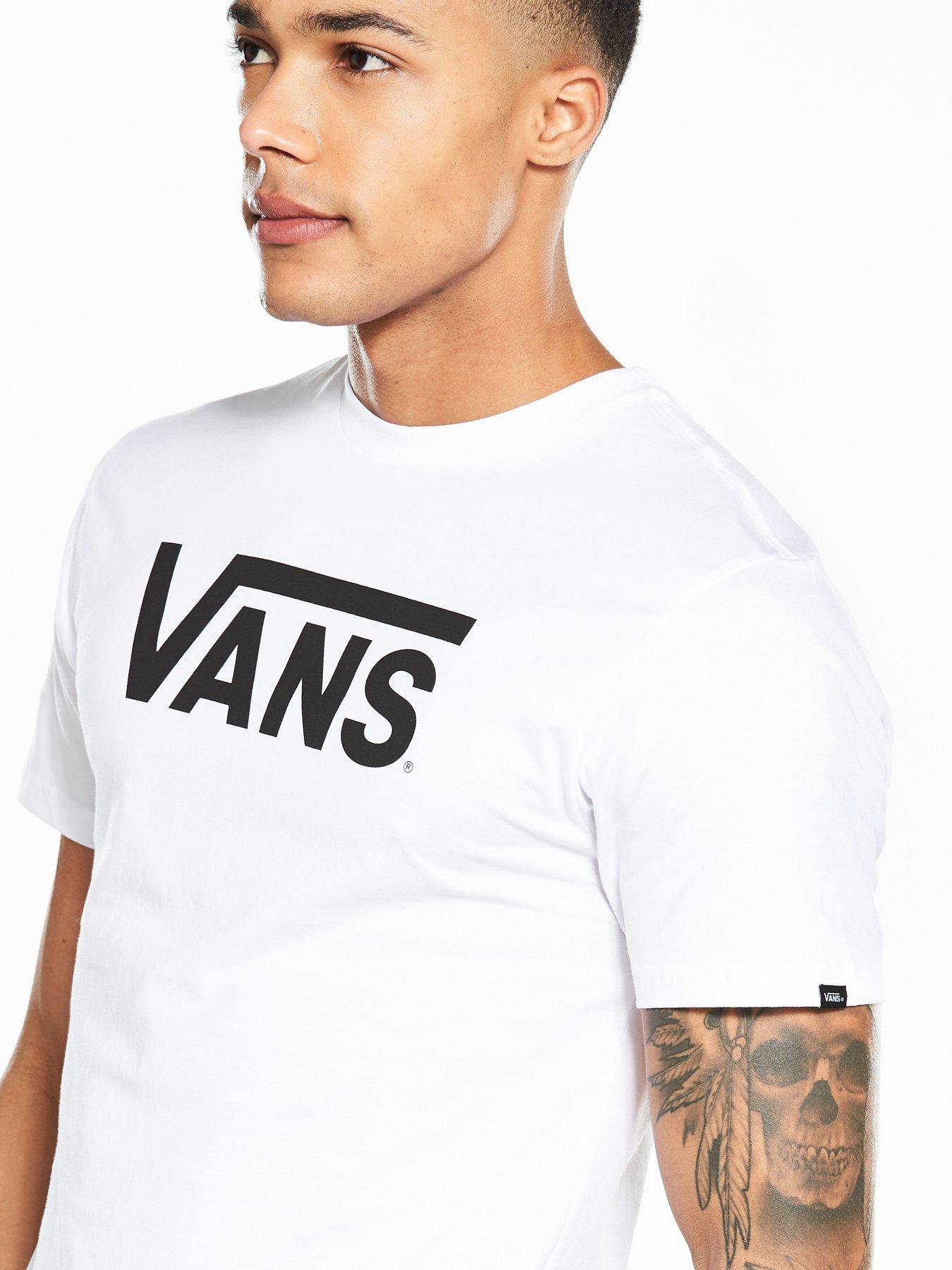 Image 4 of 4 of Vans Men's Classic Logo T-Shirt - White/Black