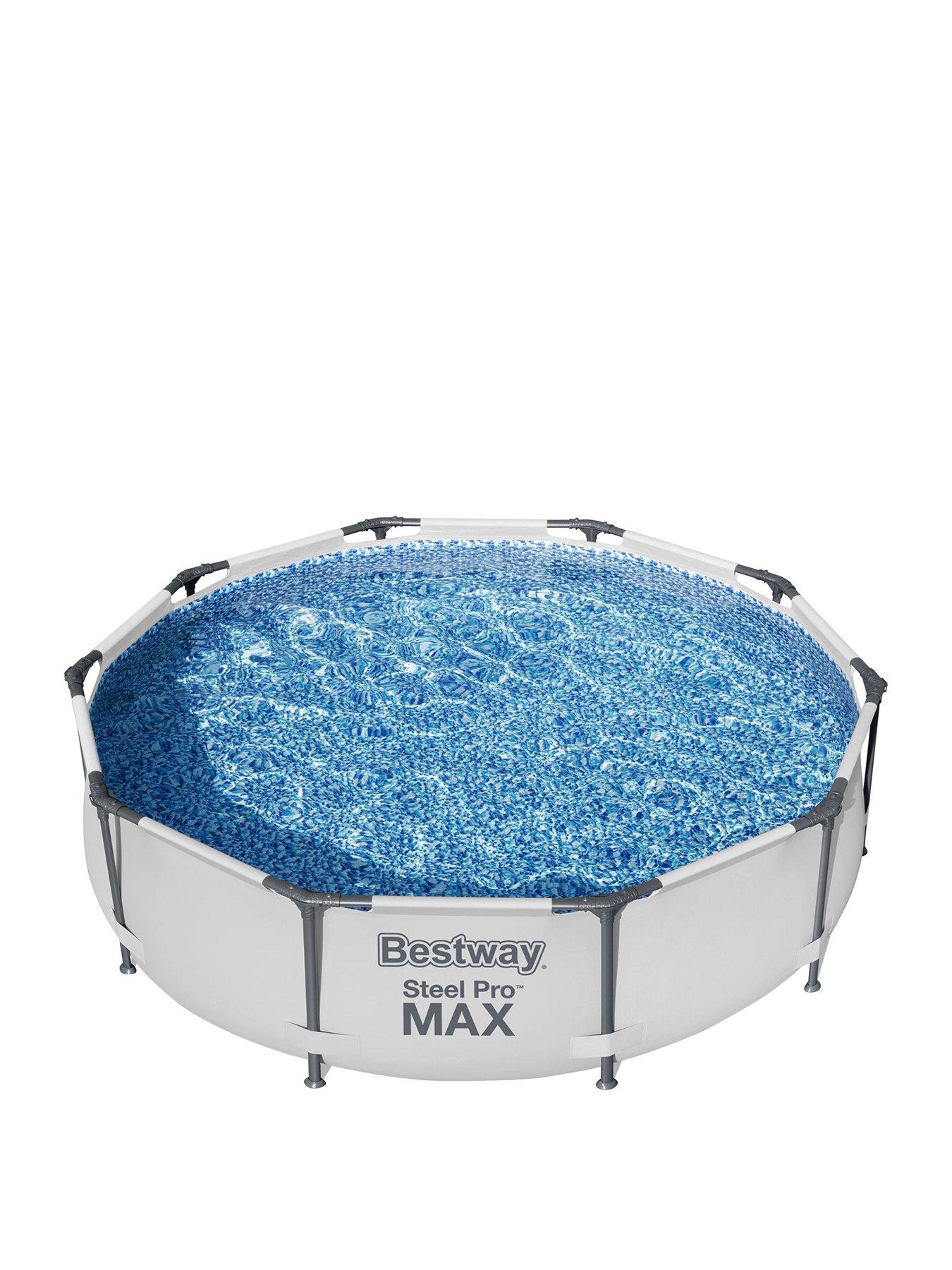 Image 1 of 5 of Bestway 10ft Steel Pro MAX Pool with Filter Pump