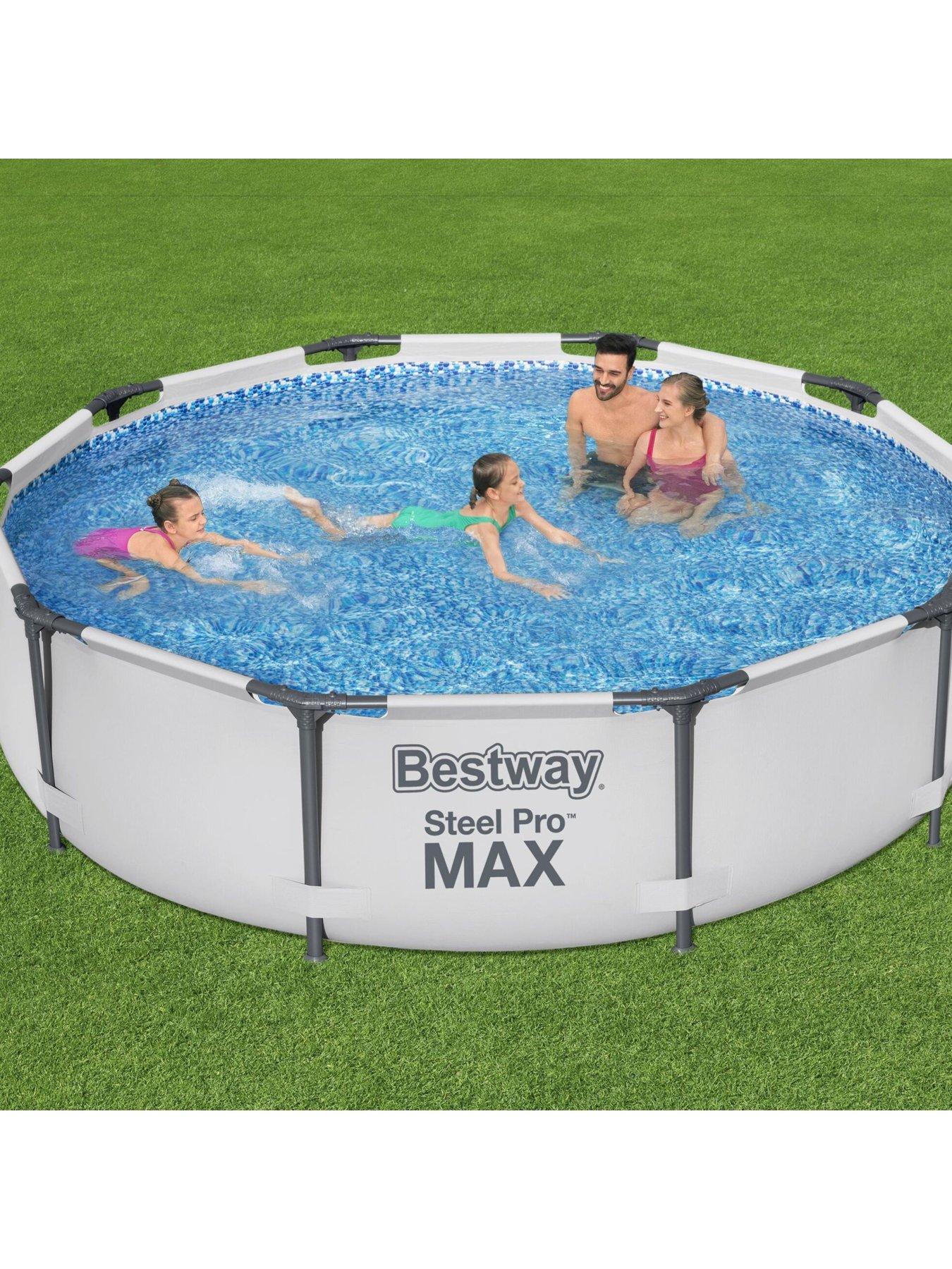 Image 2 of 5 of Bestway 10ft Steel Pro MAX Pool with Filter Pump