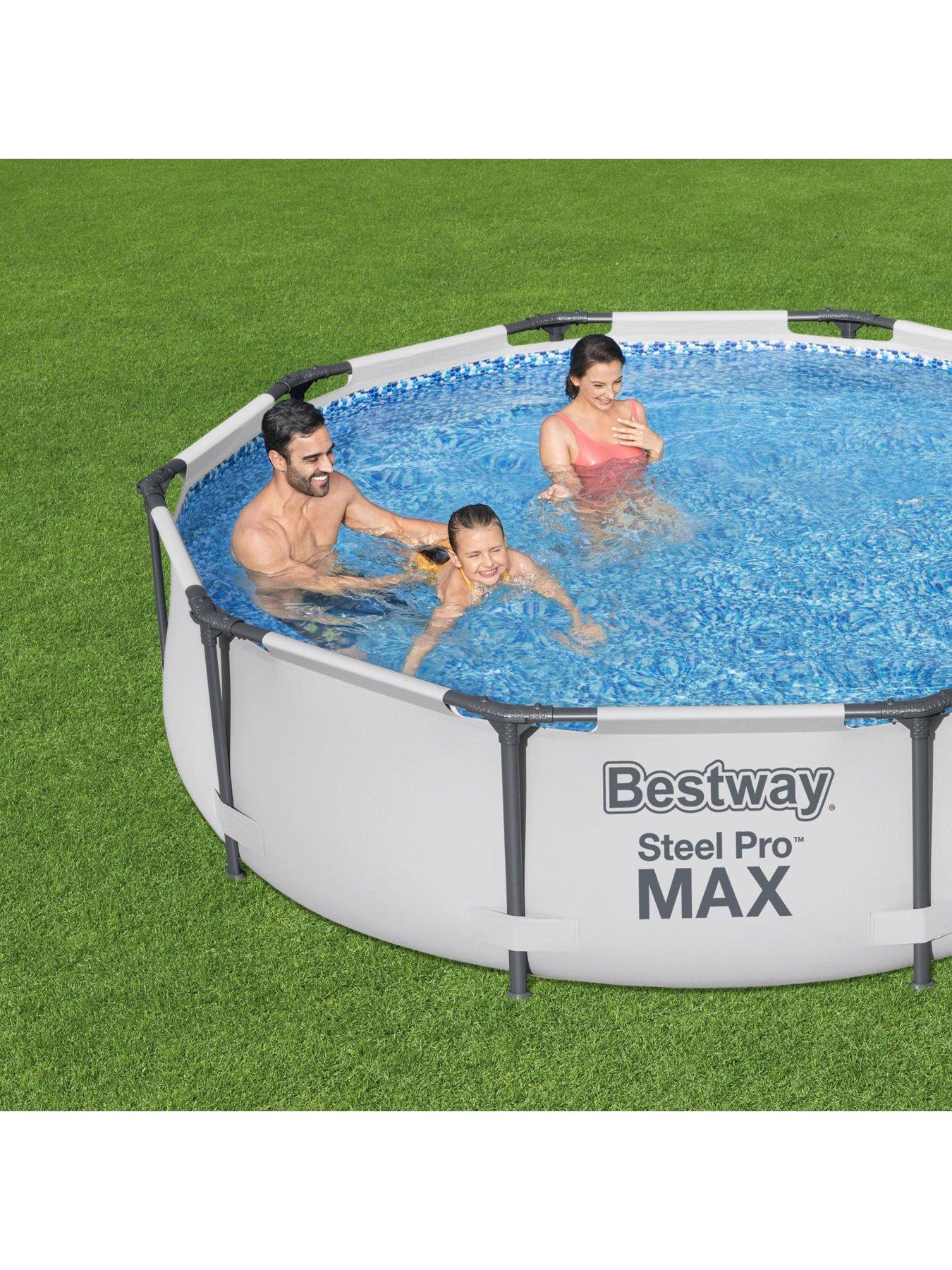 Image 3 of 5 of Bestway 10ft Steel Pro MAX Pool with Filter Pump