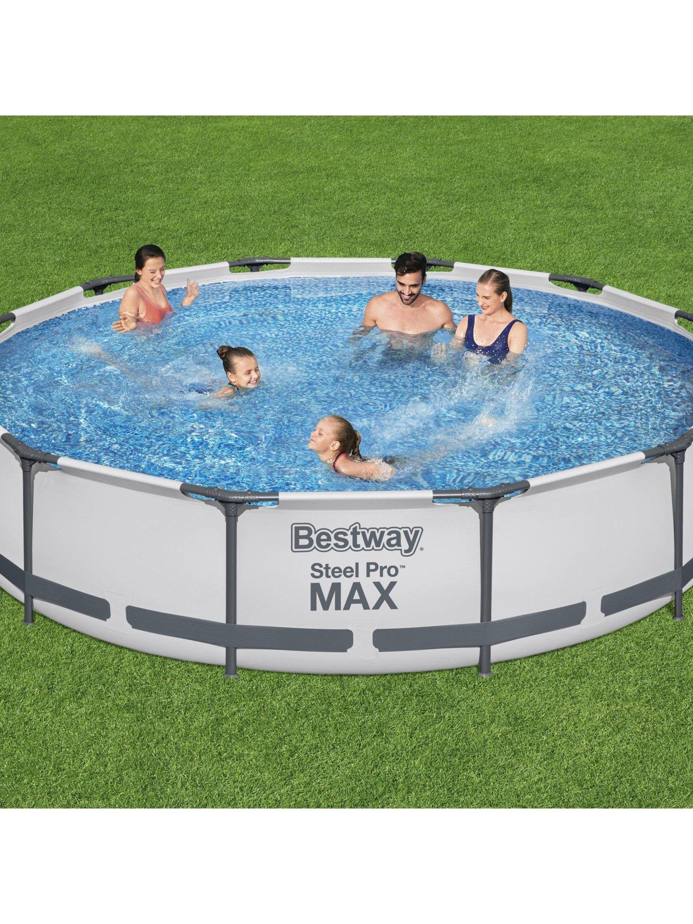 Image 2 of 5 of Bestway 12ft Steel Pro MAX Pool with Filter Pump