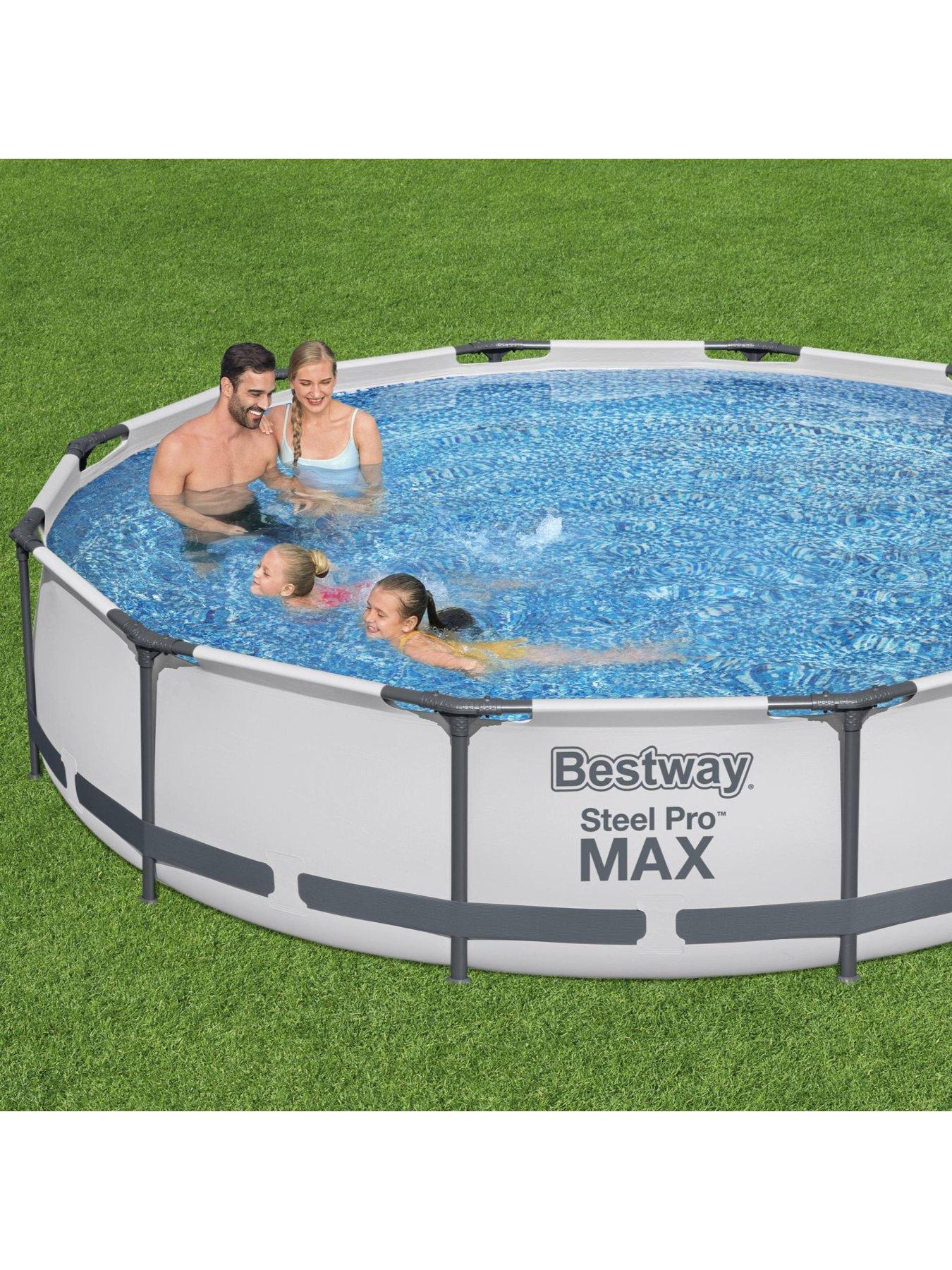 Image 3 of 5 of Bestway 12ft Steel Pro MAX Pool with Filter Pump