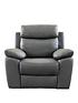 edison-luxury-faux-leather-manual-recliner-armchairfront