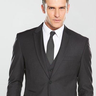 Skopes Madrid Tailored Fit Jacket - Charcoal