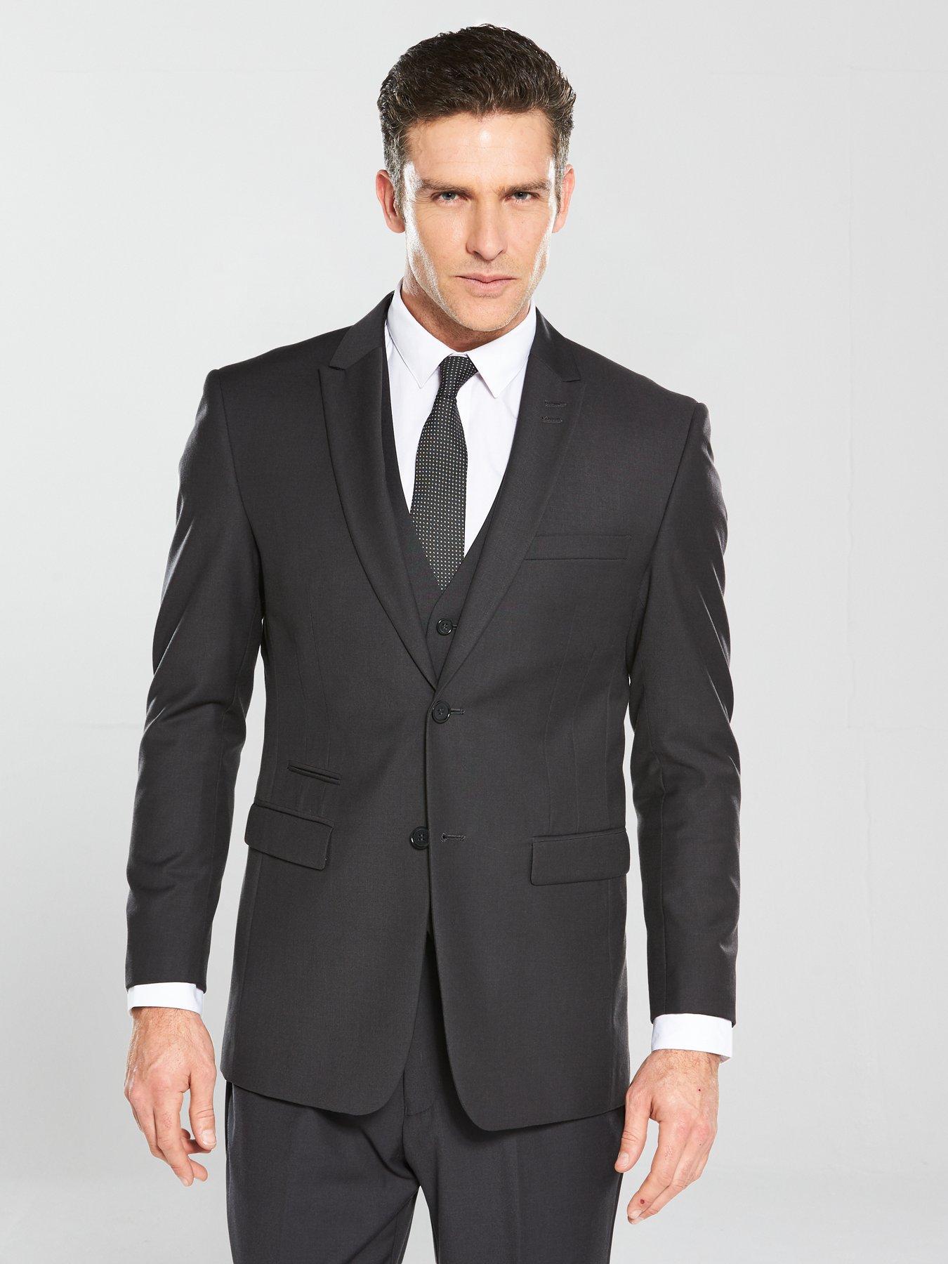 Image of Skopes Madrid Tailored Fit Jacket - Charcoal