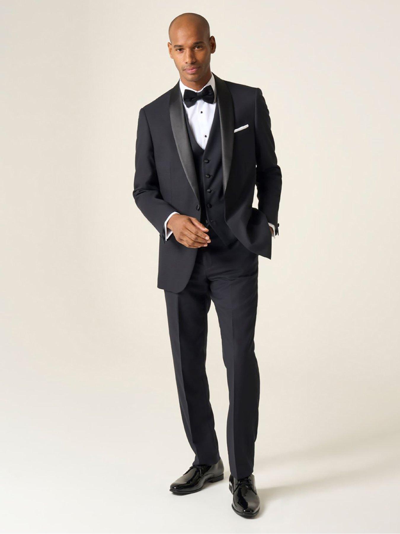 Image 3 of 3 of Skopes Newman Tuxedo Waistcoat - Black