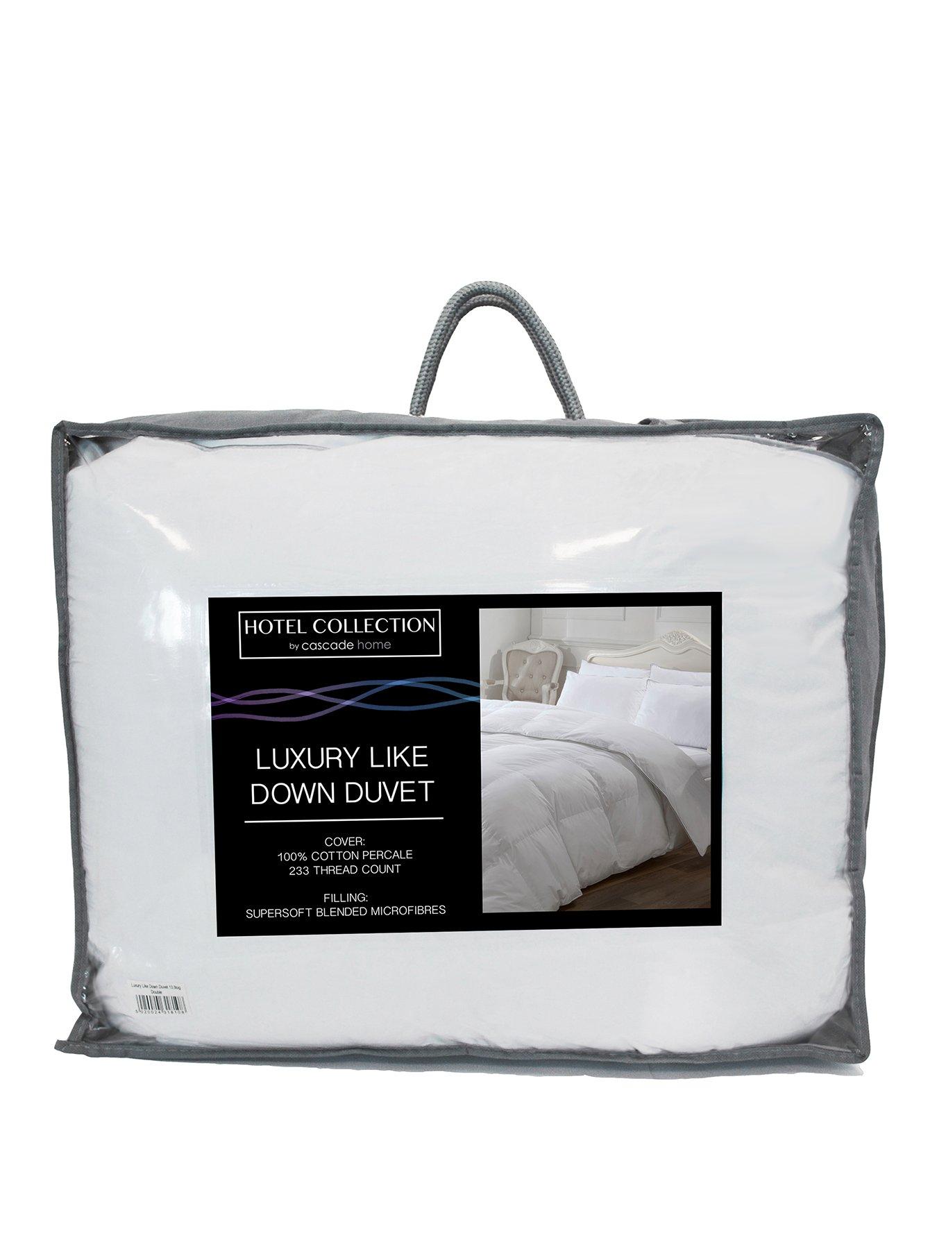 Image of Very Home Luxury Like Down 100% Cotton Cover 10.5 Tog Duvet