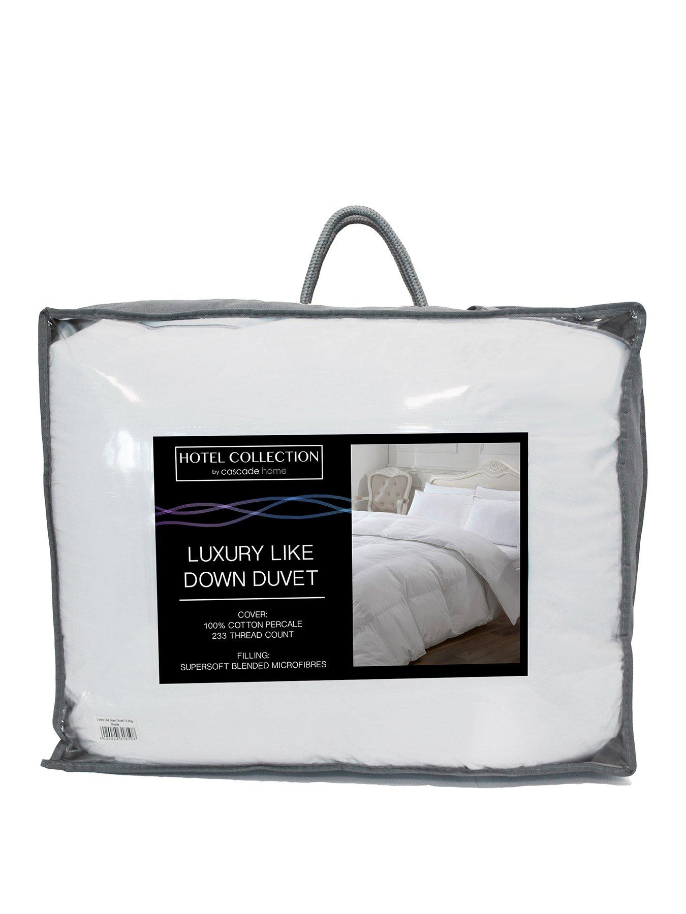 Image of Very Home Luxury Like Down 100% Cotton Cover 15.0 Tog Duvet