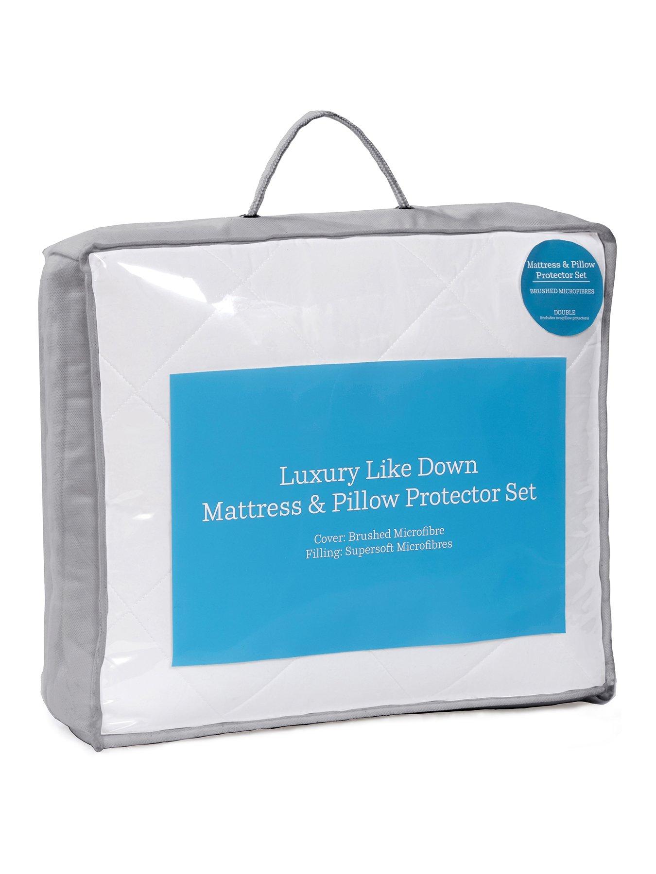 Image 1 of 1 of The Very Collection Luxury Like Down Mattress and Pillow Protector Set