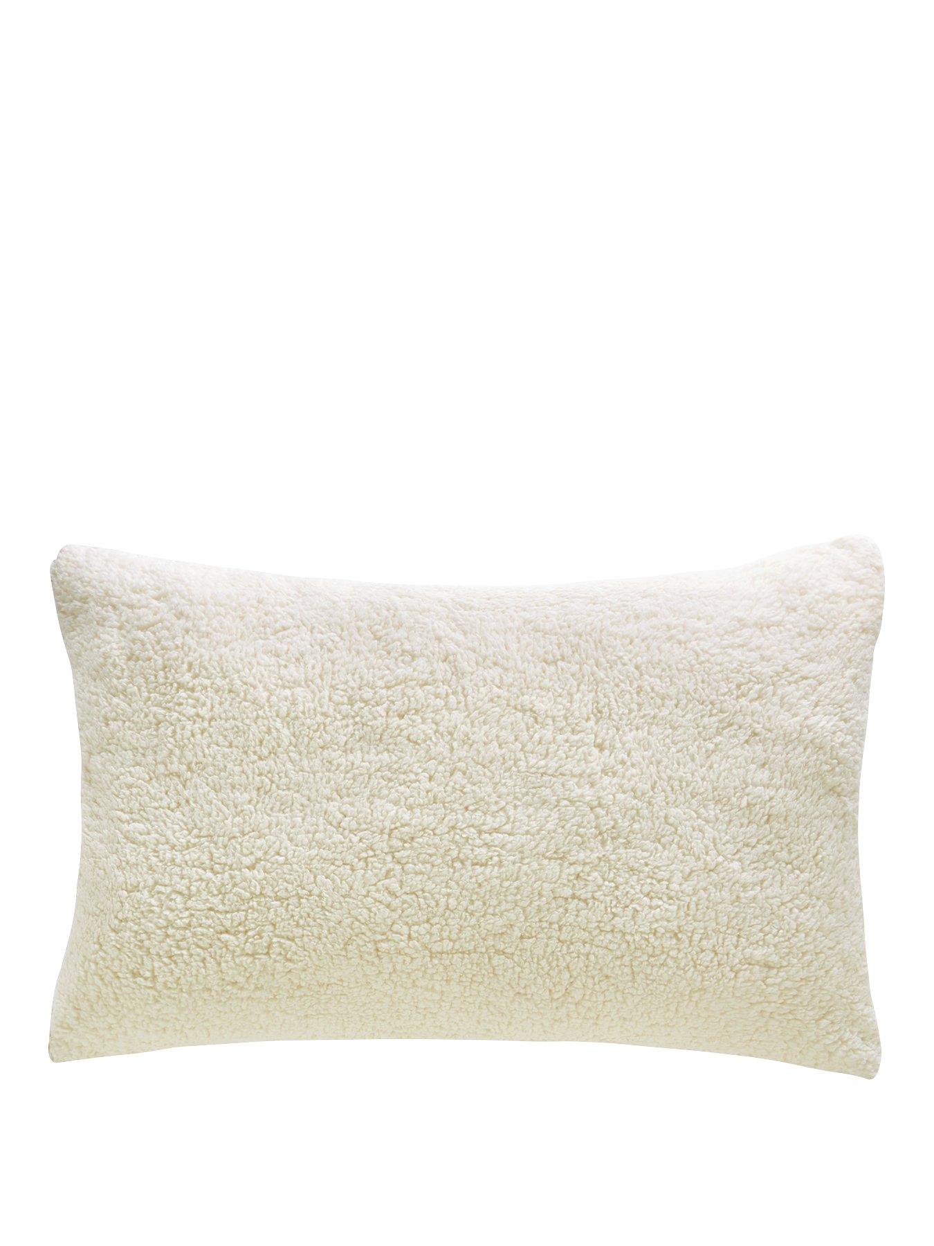 Teddy cheap fleece pillow